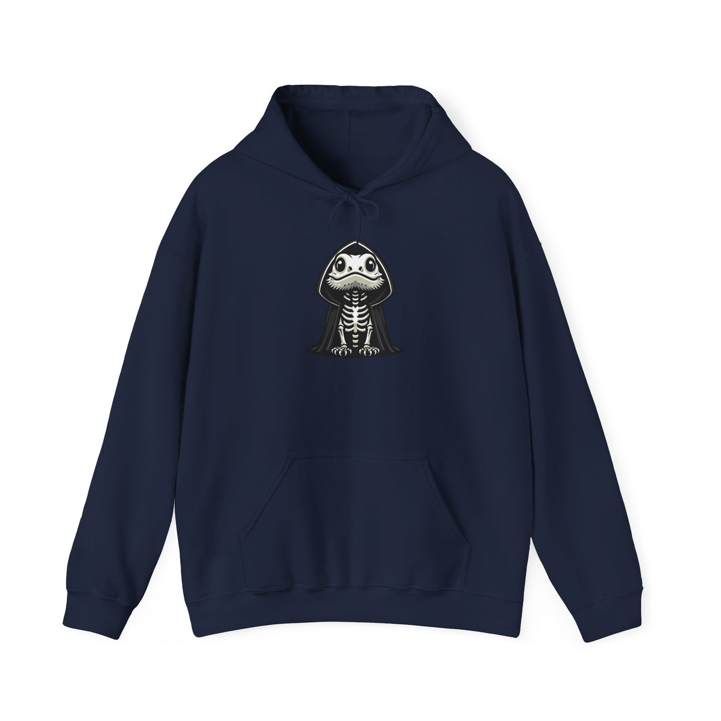 The Reaper Beardie Unisex Hooded Sweatshirt | Bearded Dragon Hoodie