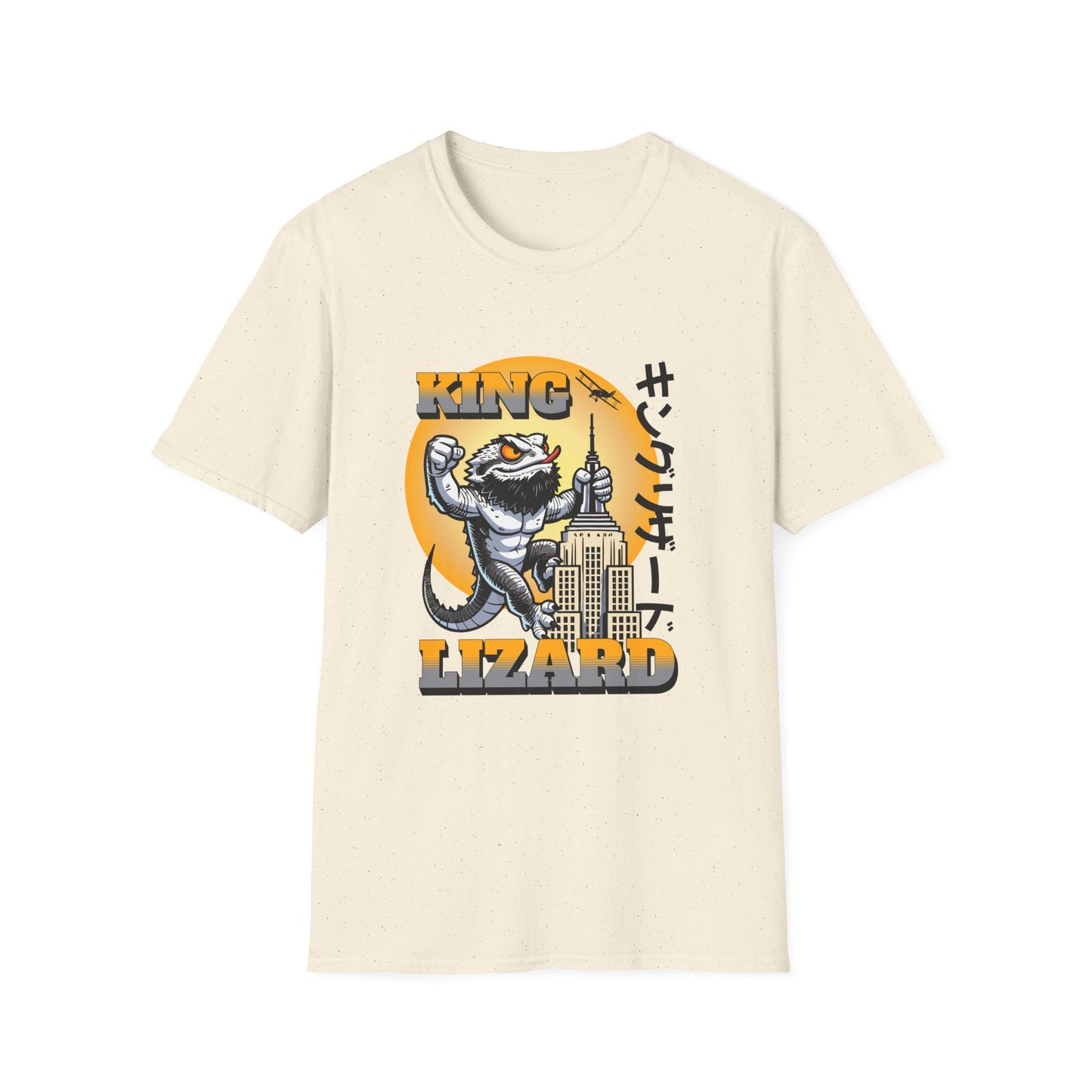 King Lizard Bearded Dragon Unisex Softstyle T-Shirt | Reptile Tee