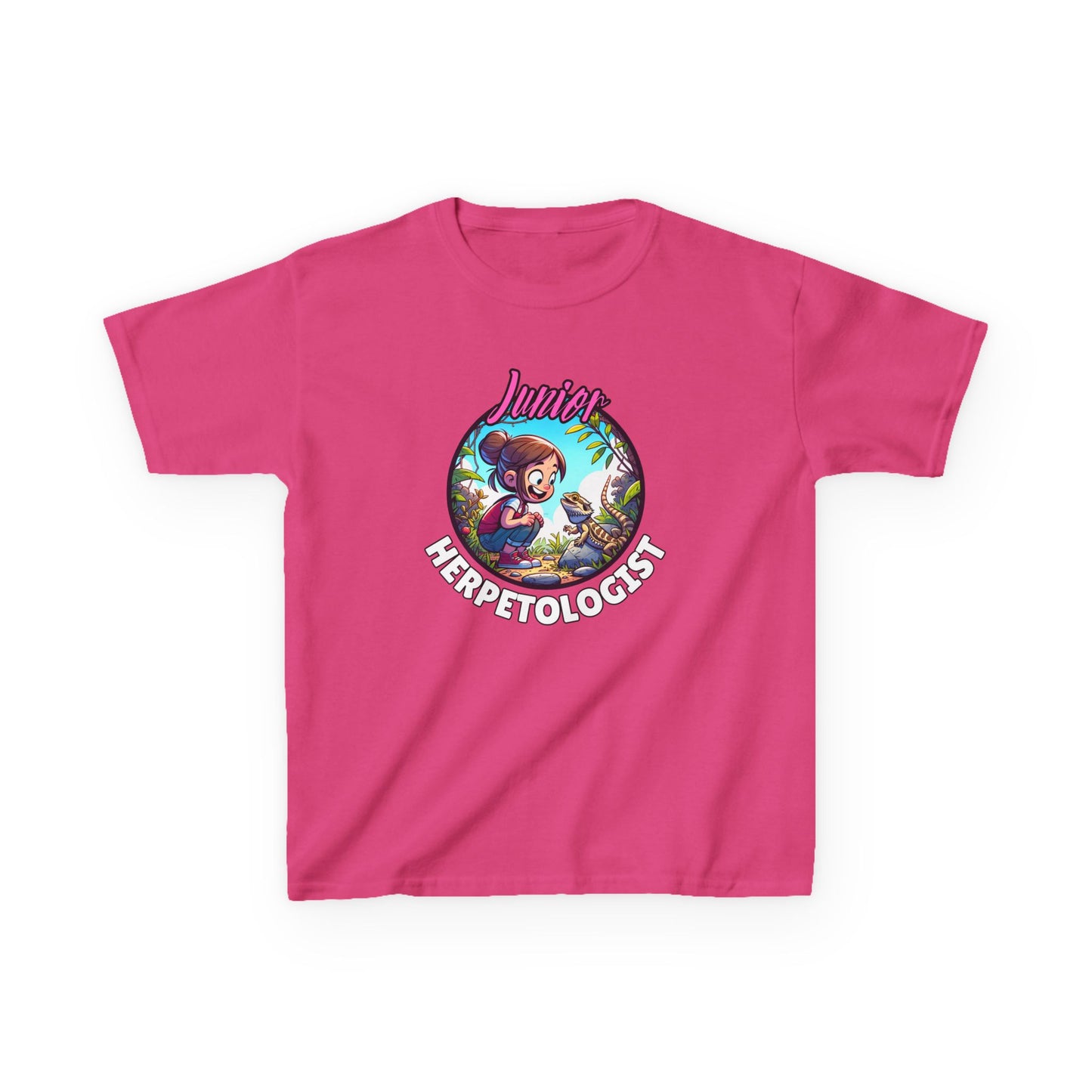 Kids Reptile T-Shirt – Junior Herpetologist Bearded Dragon Tee