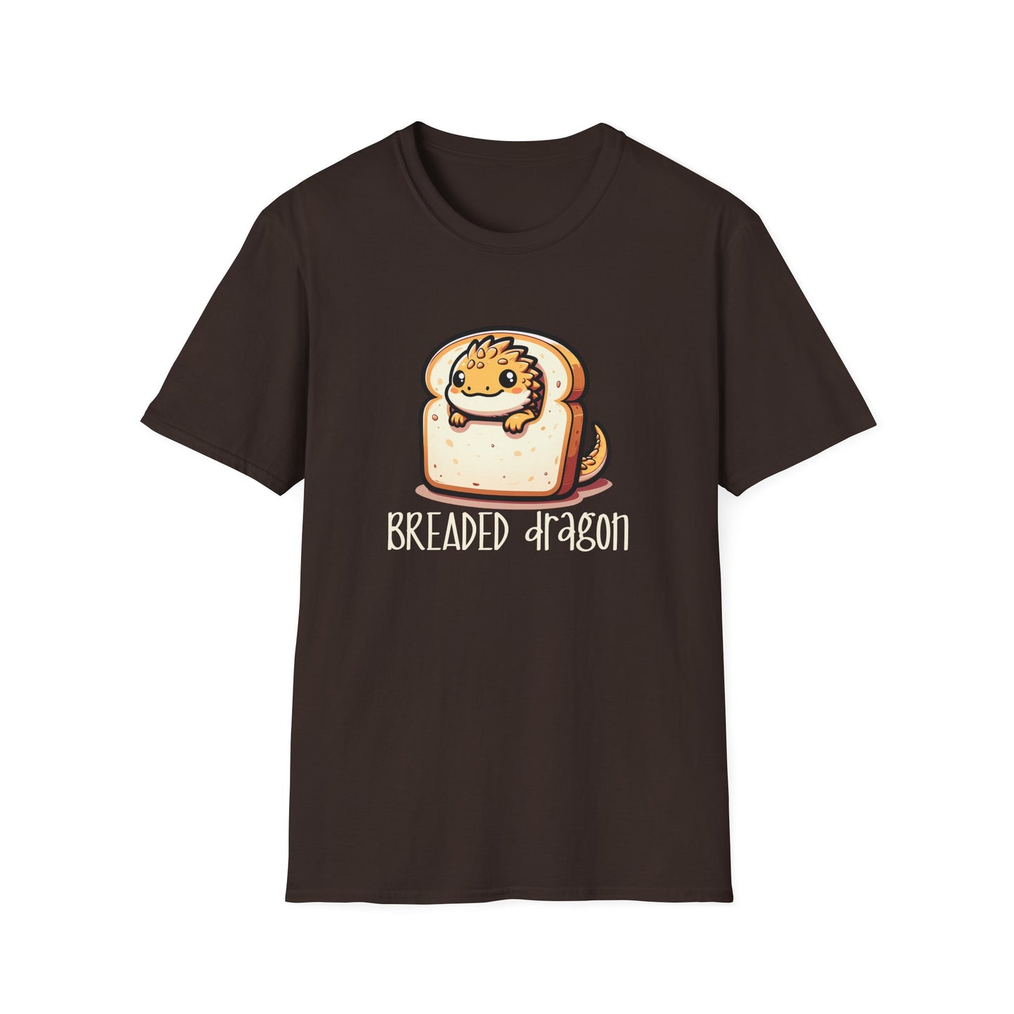 Breaded Dragon Funny Lizard Unisex Softstyle T-Shirt