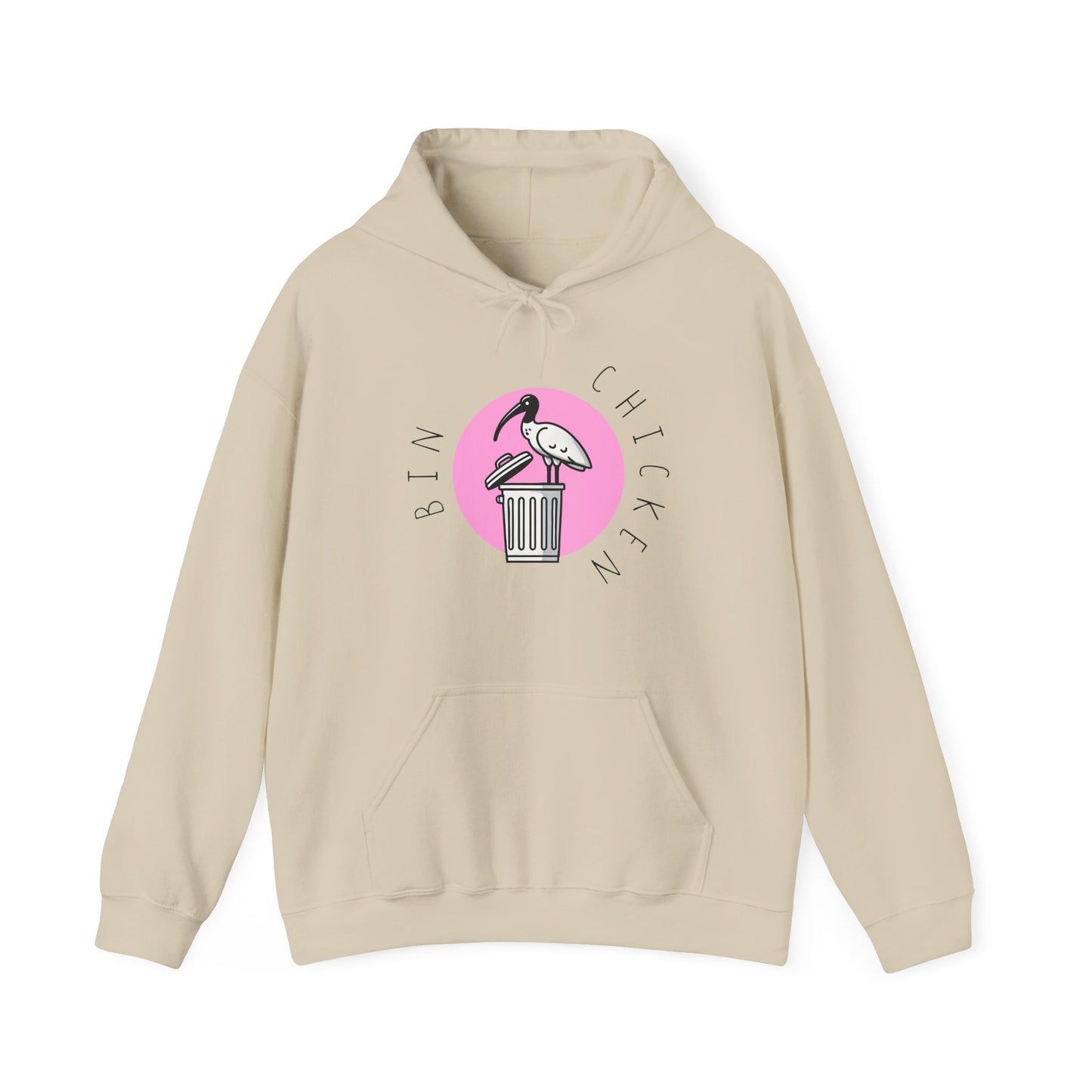 Bin Chicken Unisex Hooded Sweatshirt | Bird Lover's Hoodie | Birds of Australia
