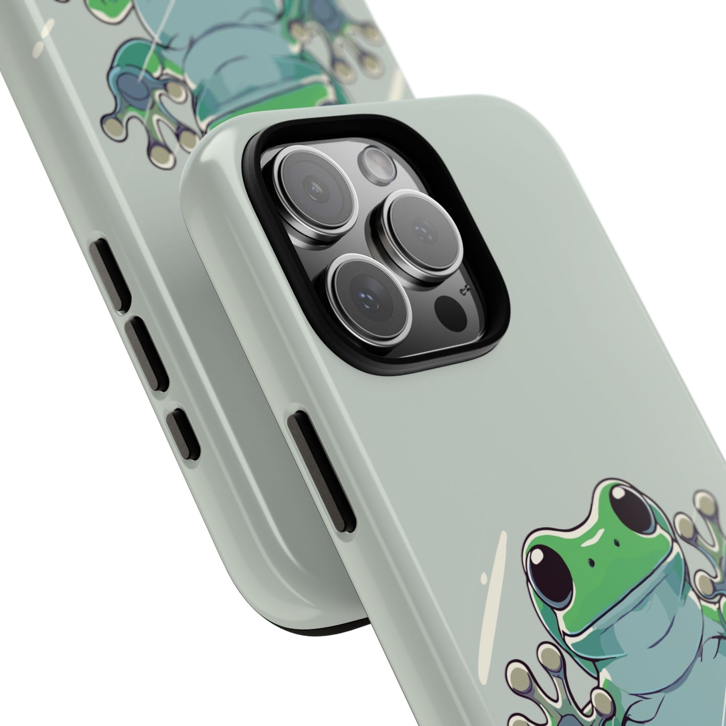 Glass Surfing Frog | Tough Phone Case for Apple iPhone | Frog Lover Gift