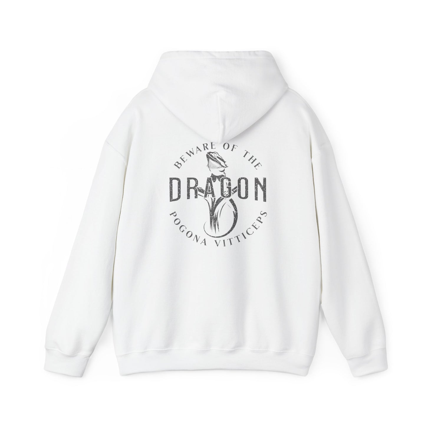 Beware of the Dragon | Bearded Dragon Unisex Hooded Sweatshirt | Reptile Hoodie