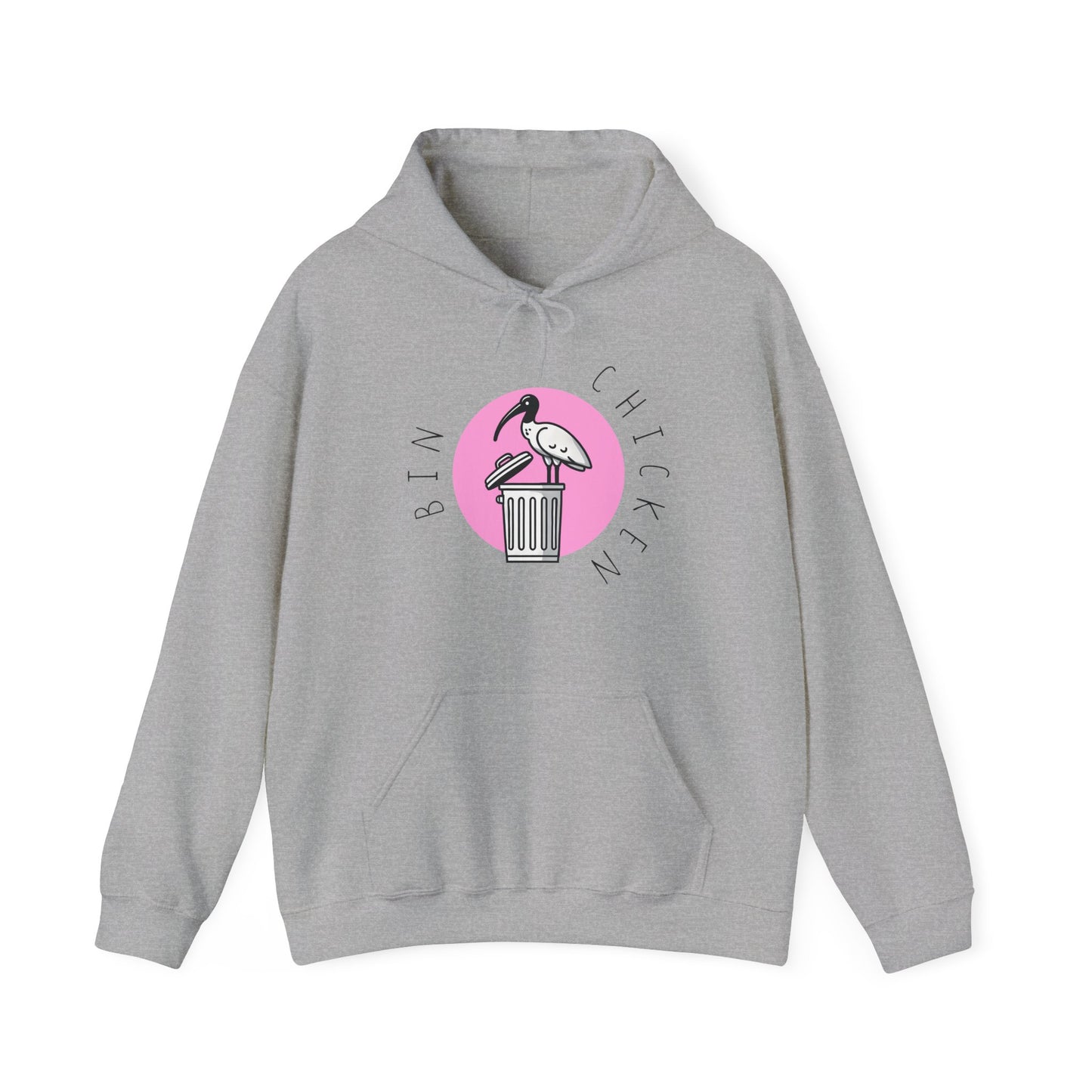 Bin Chicken Unisex Hooded Sweatshirt | Bird Lover's Hoodie | Birds of Australia