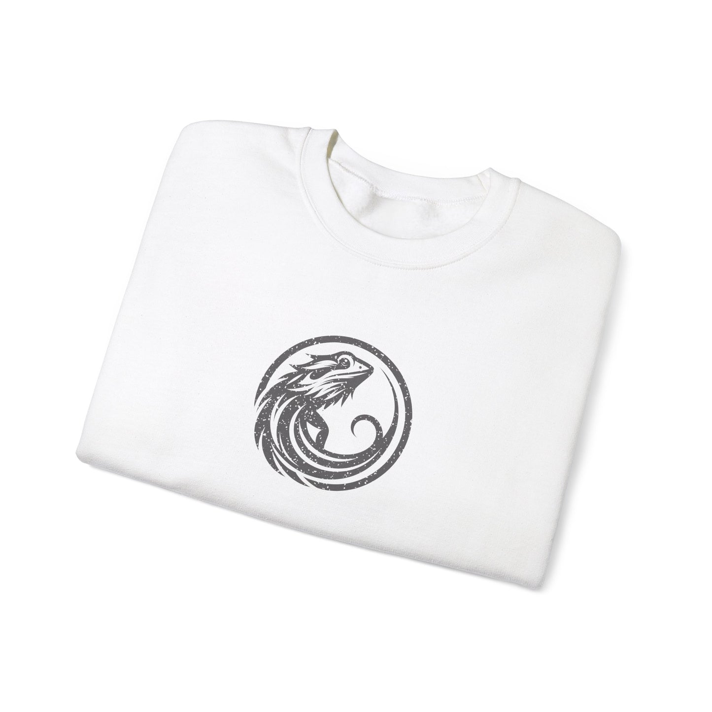Beware of the Dragon | Bearded Dragon Unisex Crewneck Sweatshirt | Reptile Jumper