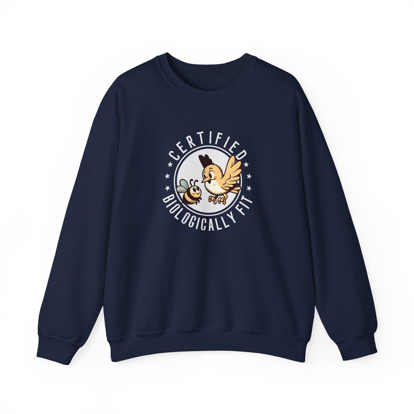 Biologically Fit Unisex Crewneck Sweatshirt, New Parents Gift, Mum and Dad Sweatshirt, Science Biology Gift, Mother's Day, Father's Day