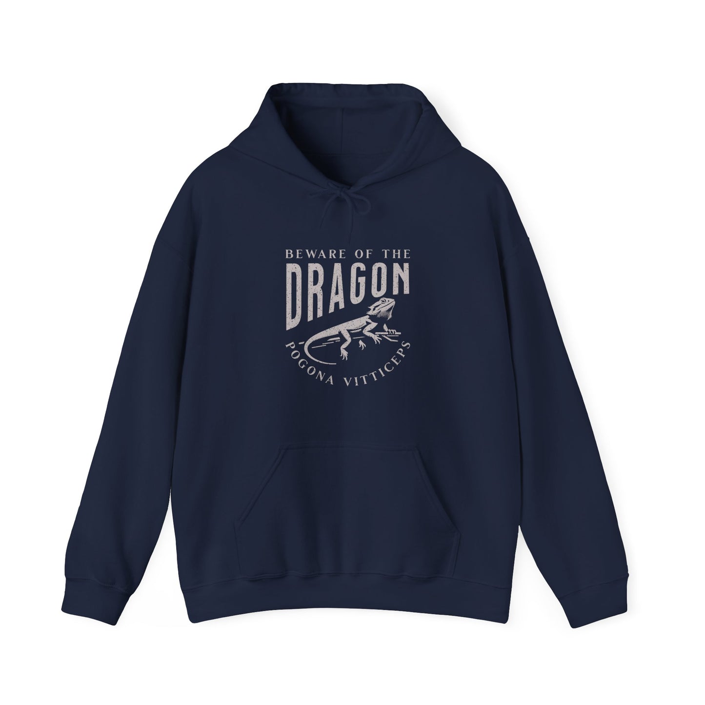 Beware of the Dragon | Bearded Dragon Hooded Sweatshirt | Reptile Hoodie