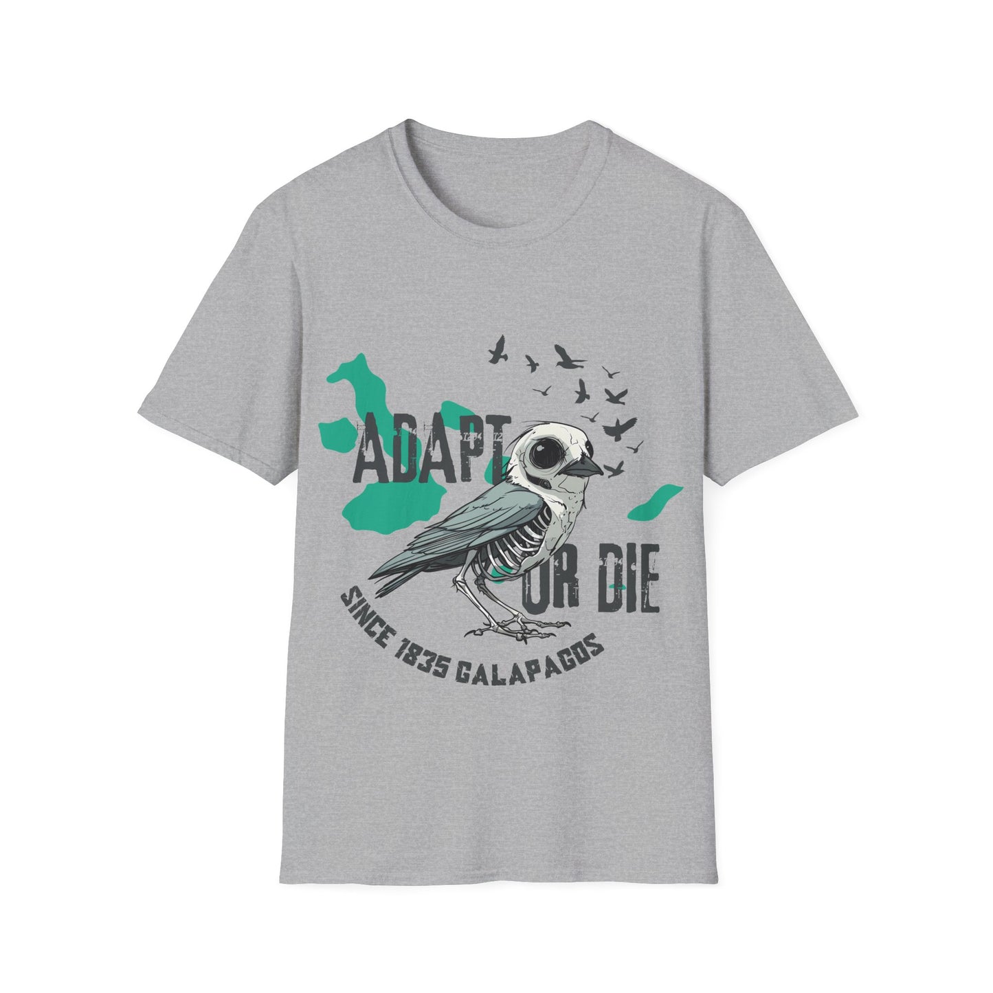 Adapt Or Die Biology Tee | Unisex Softstyle T-Shirt