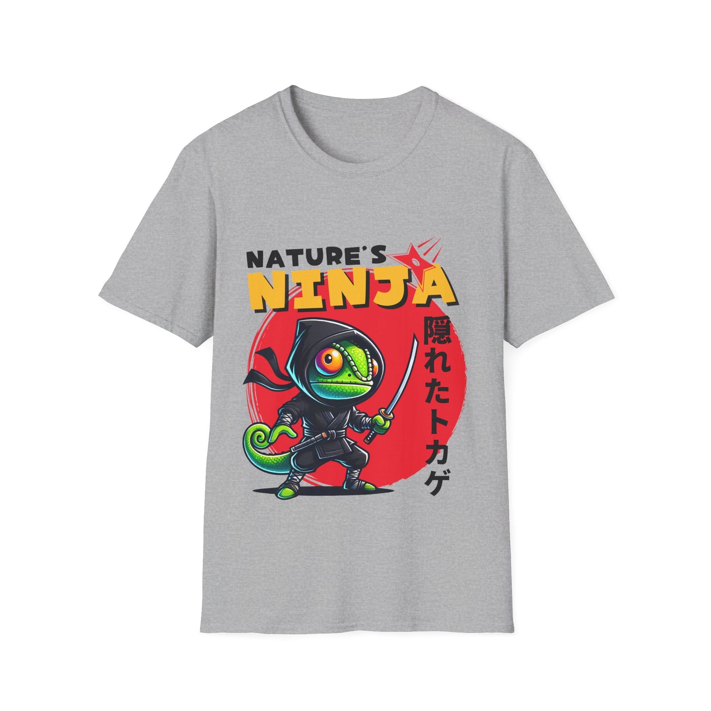 Nature's Ninja Chameleon Tee | Unisex Softstyle T-Shirt