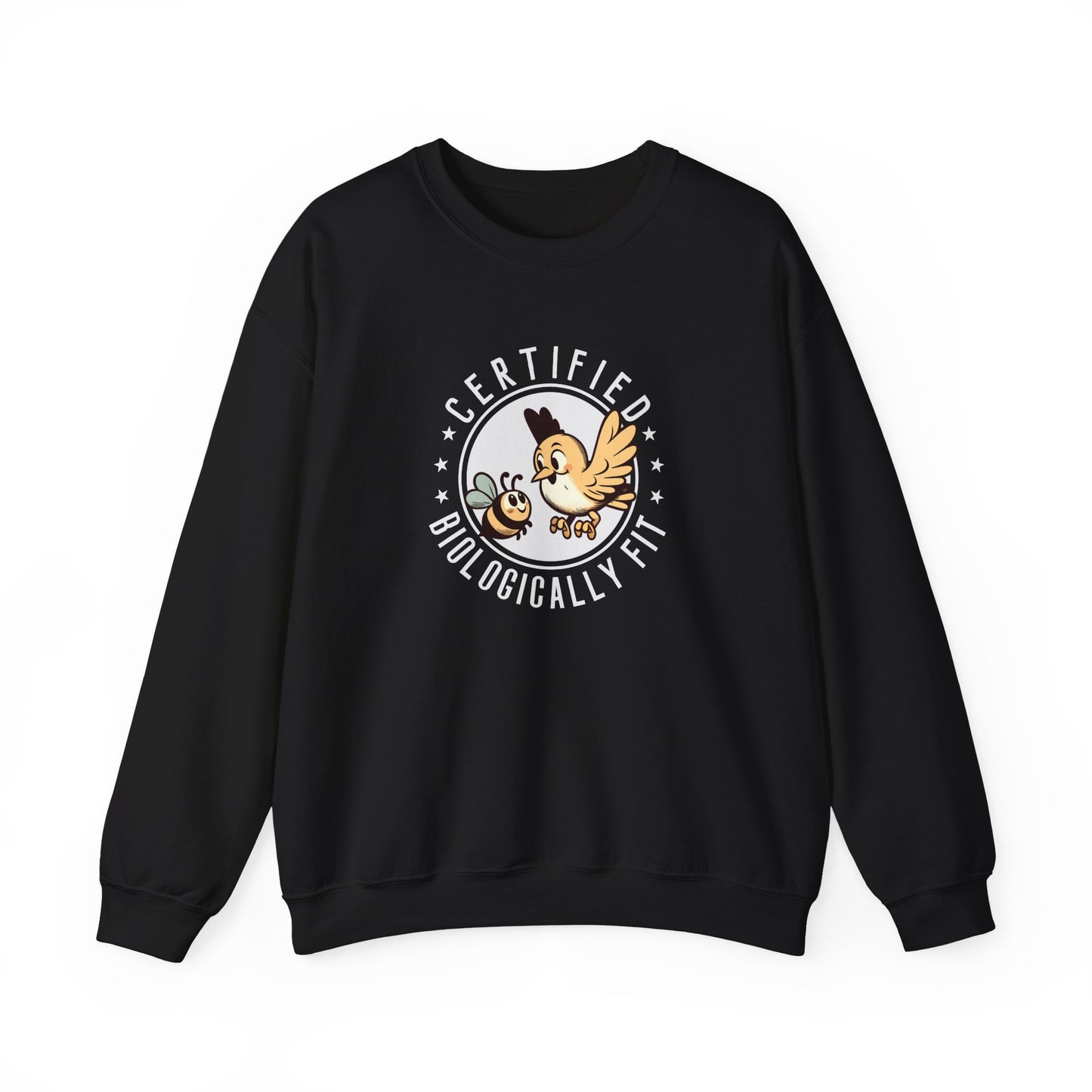 Biologically Fit Unisex Crewneck Sweatshirt, New Parents Gift, Mum and Dad Sweatshirt, Science Biology Gift, Mother's Day, Father's Day