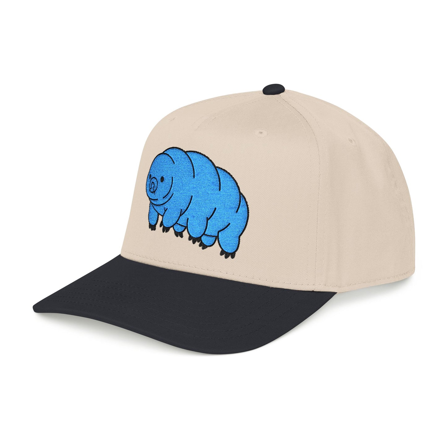 Tardigrade Embroidered Mid Profile Baseball Cap, Water Bear Hat, Science Nerd Cap, Biology Gift, Cute Microbiology Hat, Embroidered Dad Cap