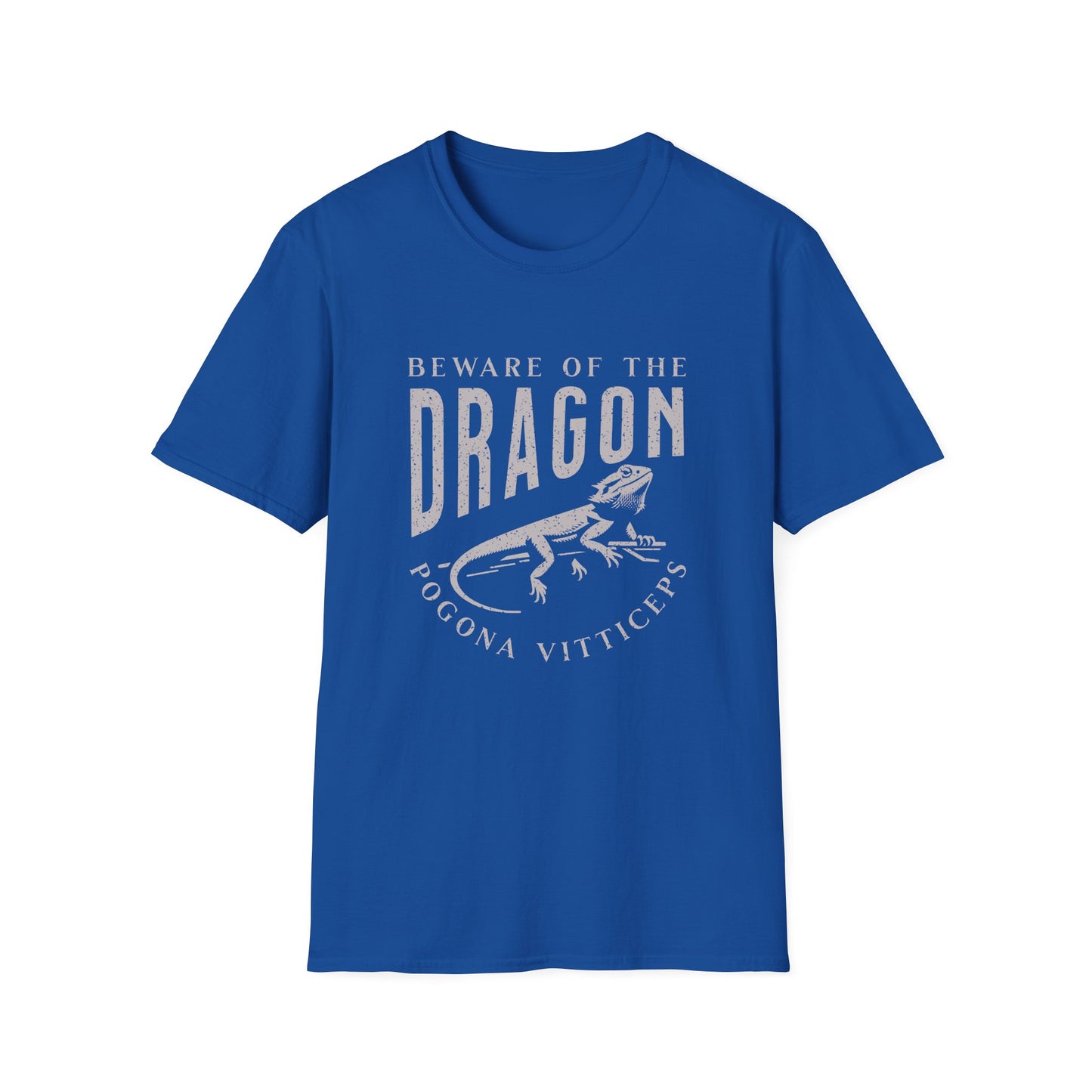 Beware of the Dragon | Bearded Dragon Unisex Softstyle T-Shirt