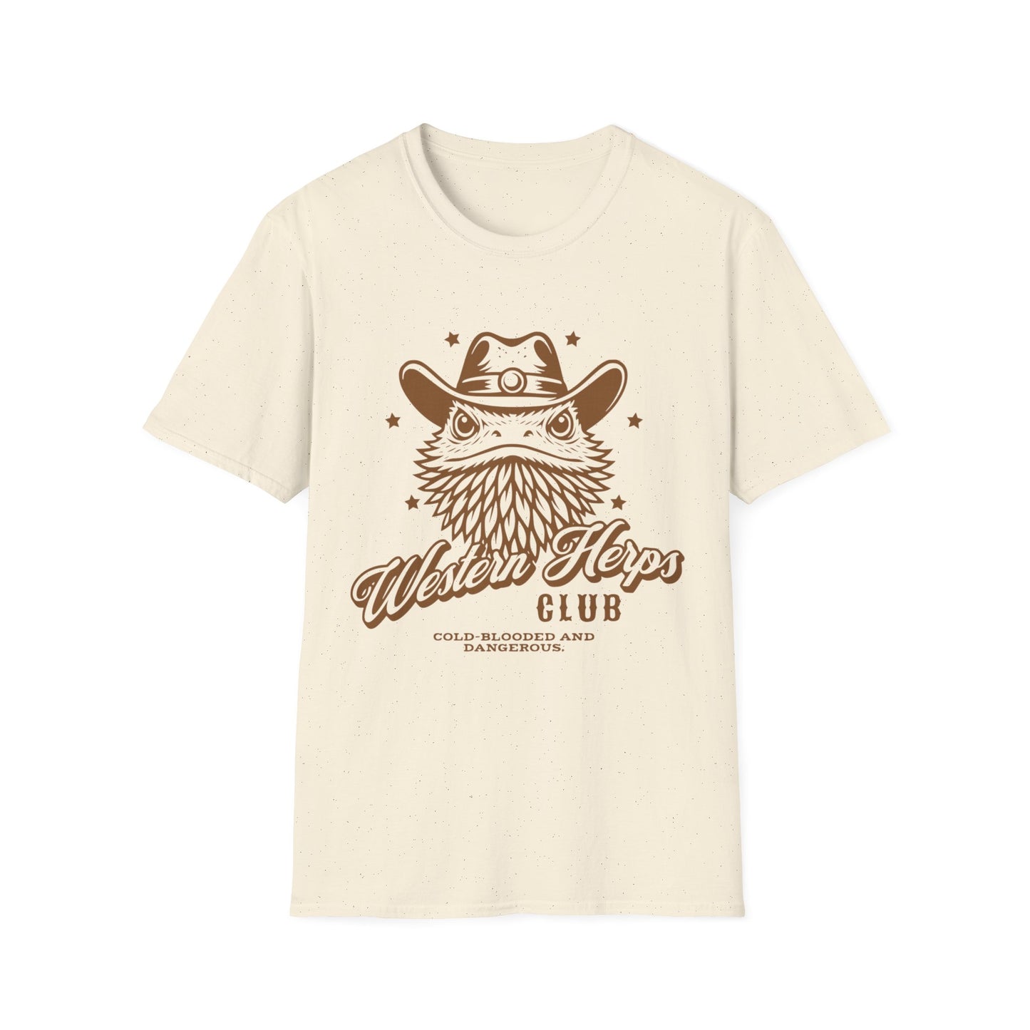 Western Herps Club T-Shirt – Cowboy Bearded Dragon Reptile Keeper Tee