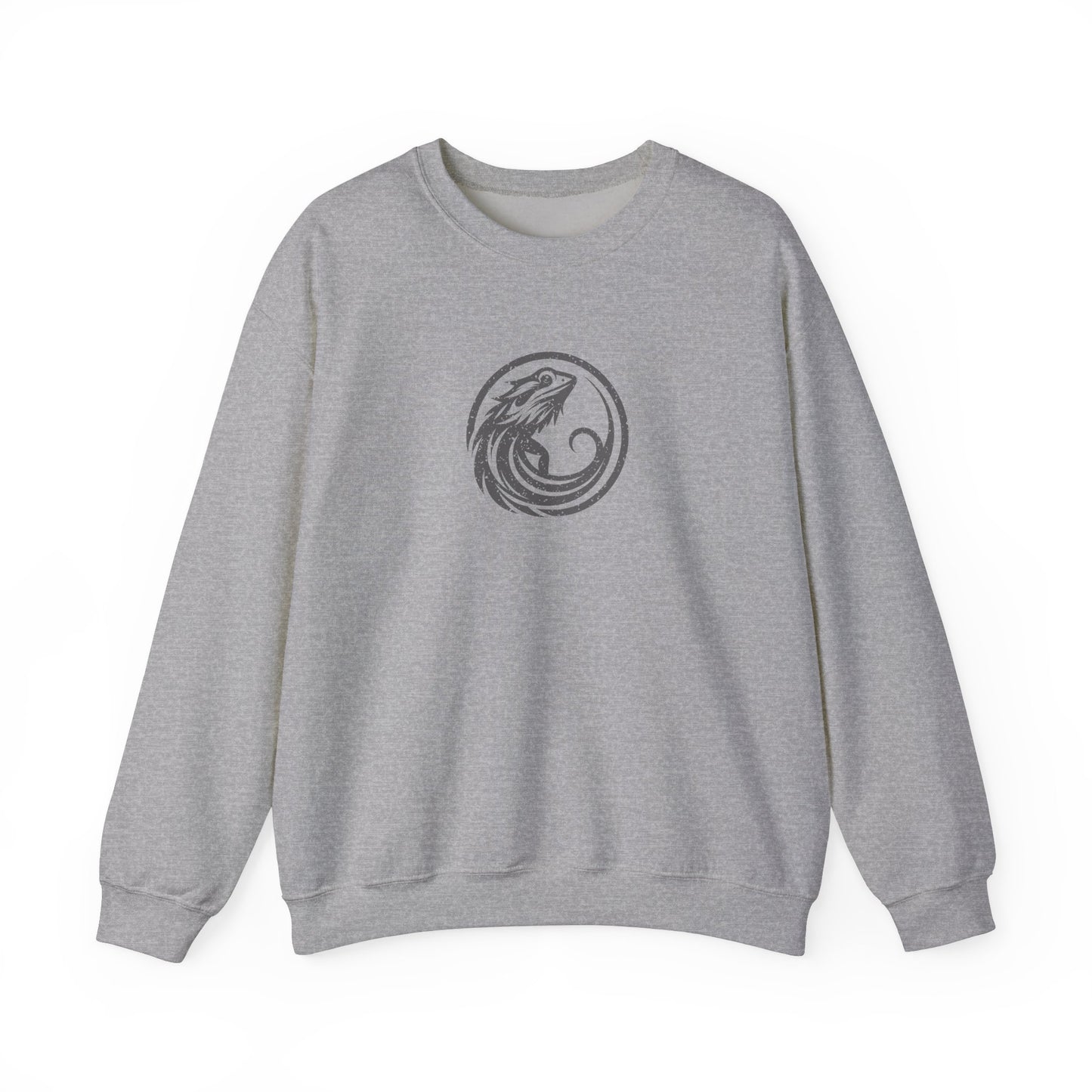 Beware of the Dragon | Bearded Dragon Unisex Crewneck Sweatshirt | Reptile Jumper