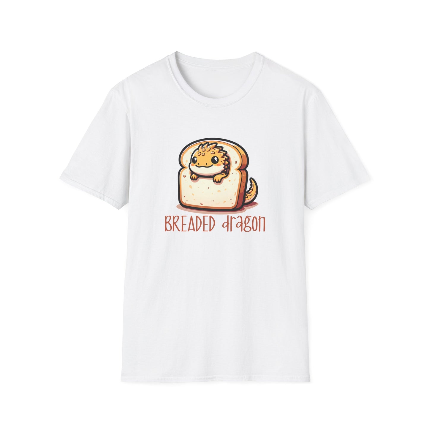 Breaded Dragon Funny Lizard Unisex Softstyle T-Shirt