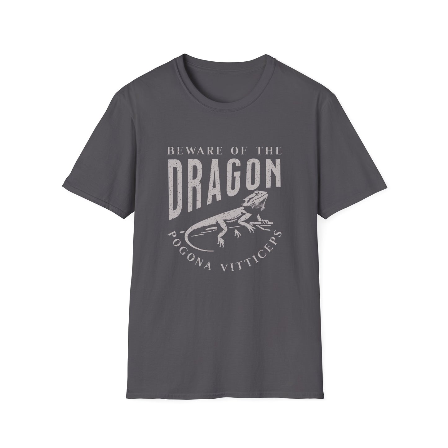 Beware of the Dragon | Bearded Dragon Unisex Softstyle T-Shirt