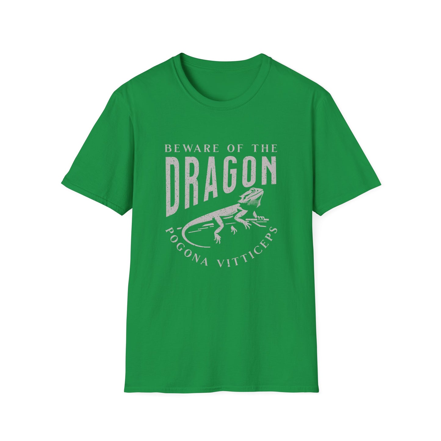 Beware of the Dragon | Bearded Dragon Unisex Softstyle T-Shirt
