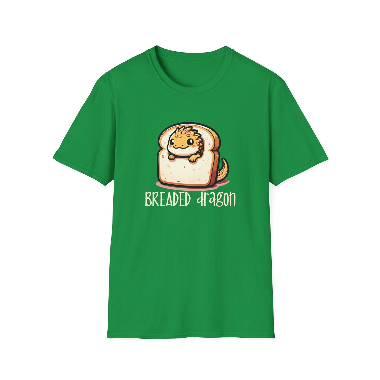 Breaded Dragon Funny Lizard Unisex Softstyle T-Shirt