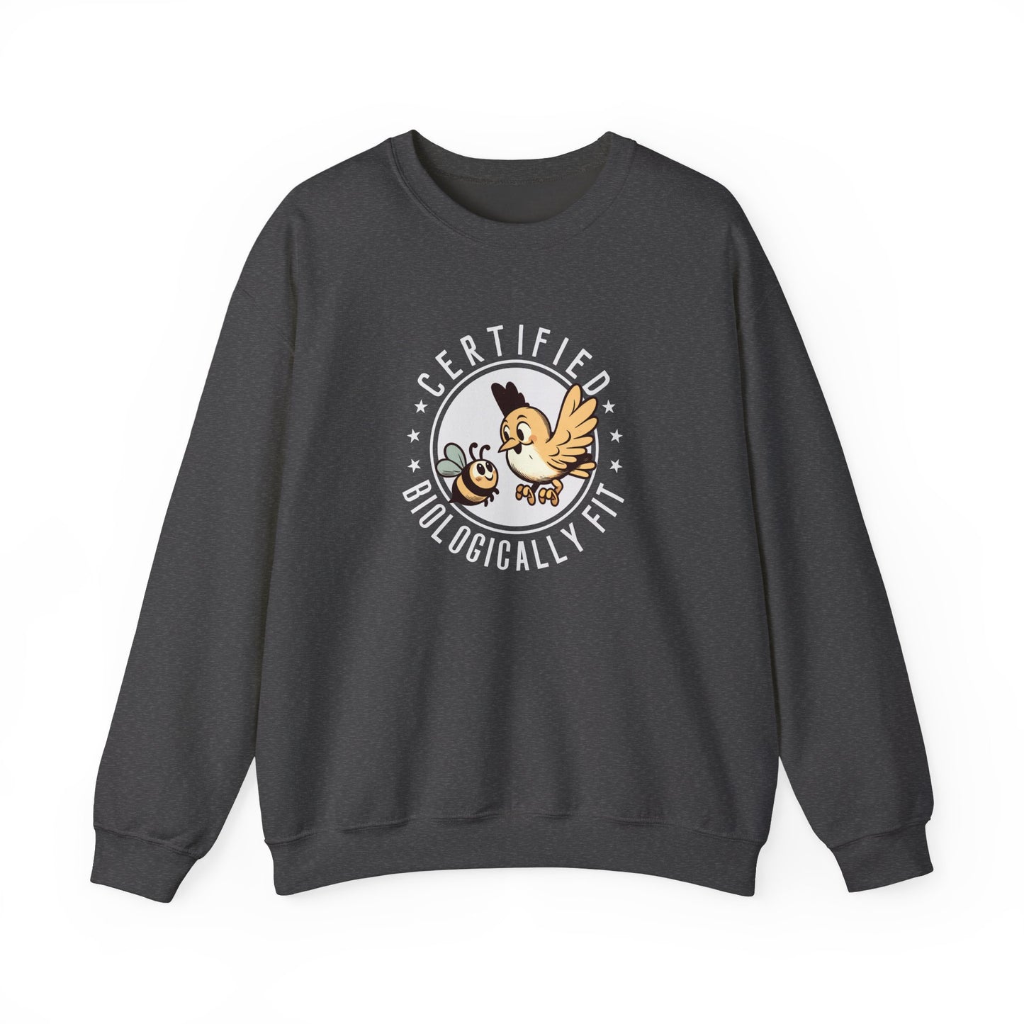 Biologically Fit Unisex Crewneck Sweatshirt, New Parents Gift, Mum and Dad Sweatshirt, Science Biology Gift, Mother's Day, Father's Day