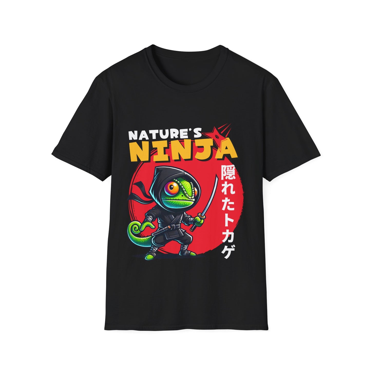 Nature's Ninja Chameleon Tee | Unisex Softstyle T-Shirt
