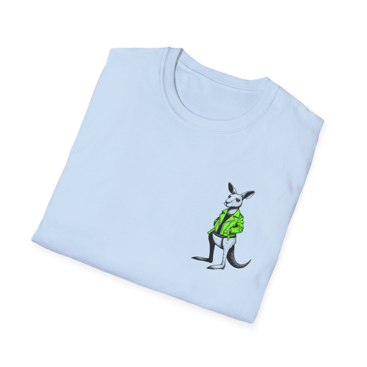 Kangaroo T-Shirt – Cool Kangaroo Wearing a Jacket Funny Australian Wildlife Tee