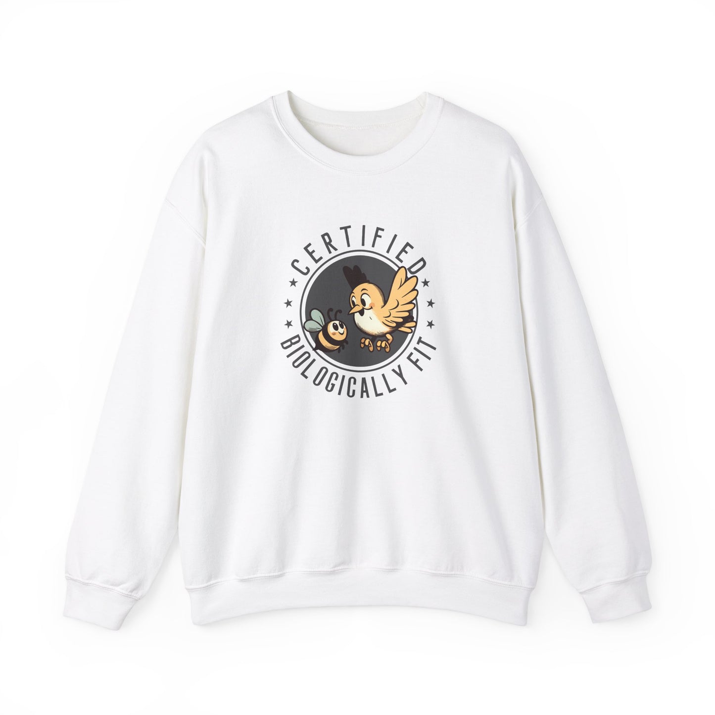 Biologically Fit Unisex Crewneck Sweatshirt, New Parents Gift, Mum and Dad Sweatshirt, Science Biology Gift, Mother's Day, Father's Day