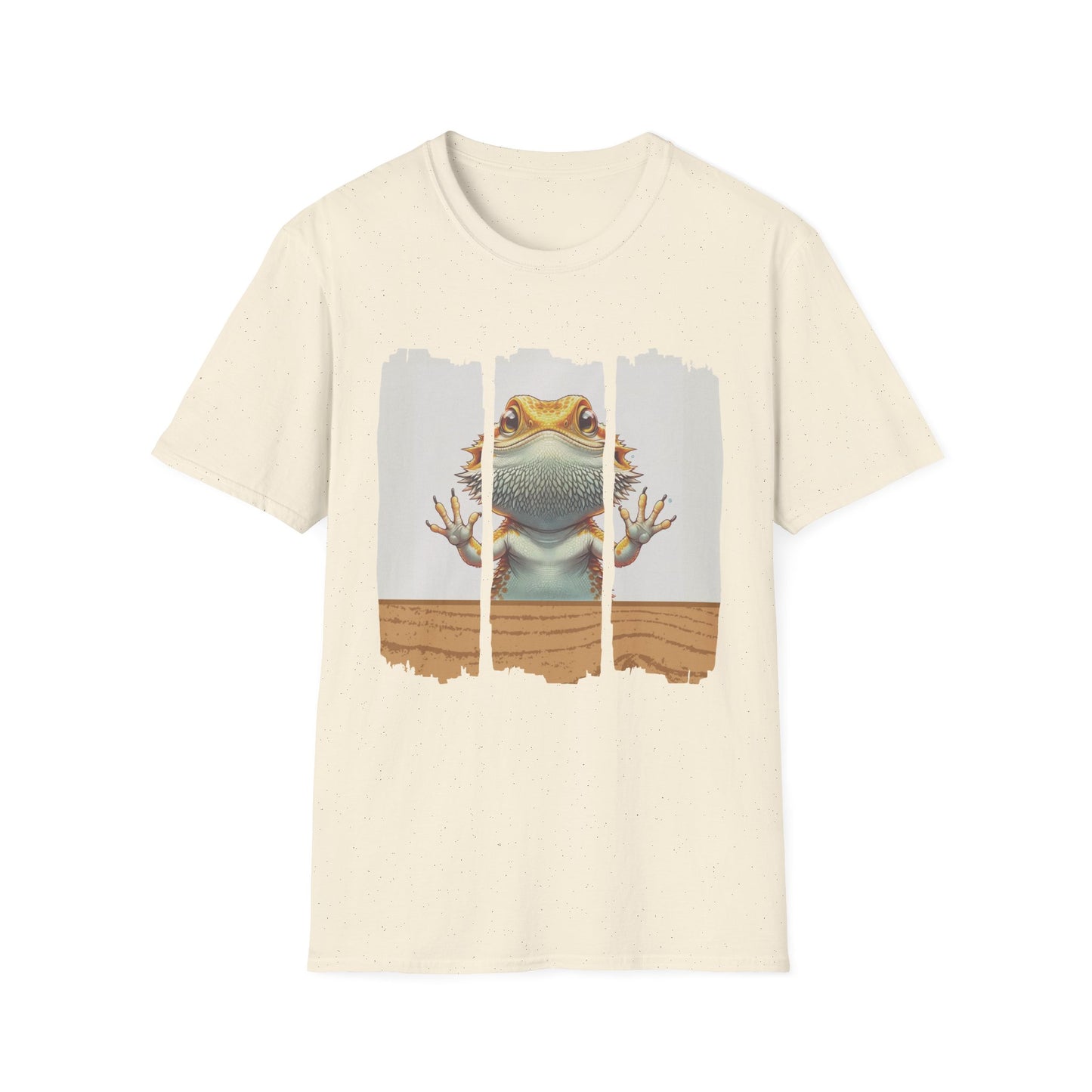 Glass Surfer Unisex Bearded Dragon T-Shirt | Pet Reptile Shirt | Gift for Beardie Keeper