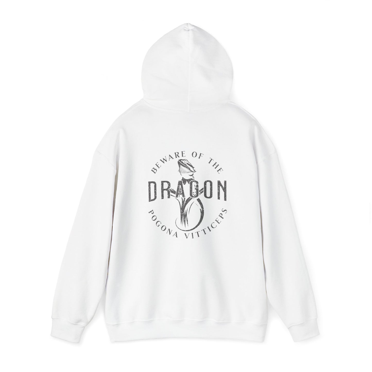 Beware of the Dragon | Bearded Dragon Unisex Hooded Sweatshirt | Reptile Hoodie