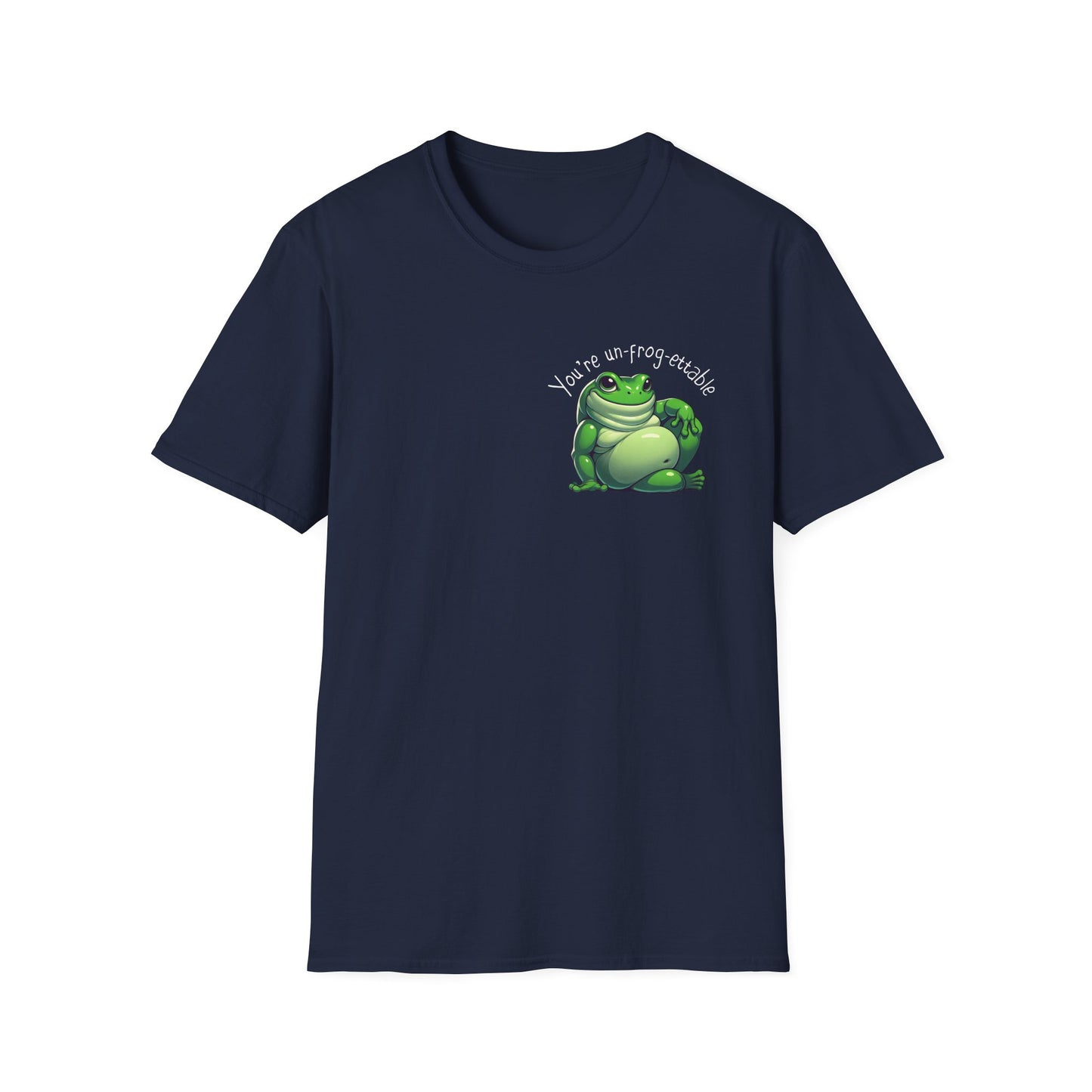 Green Tree Frog Valentine's Day Unisex Softstyle T-Shirt, Frog Lover Gift, Gift for Her, Gift for Him, Cute Frog Tee