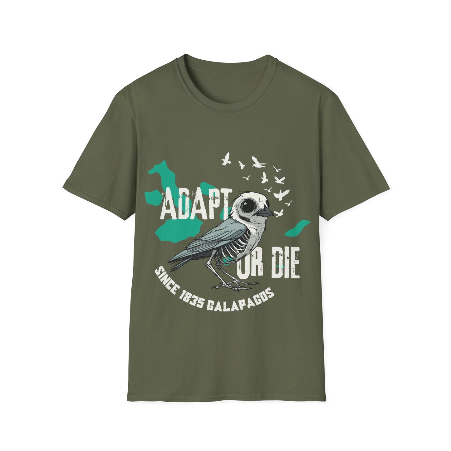 Adapt Or Die Biology Tee | Unisex Softstyle T-Shirt