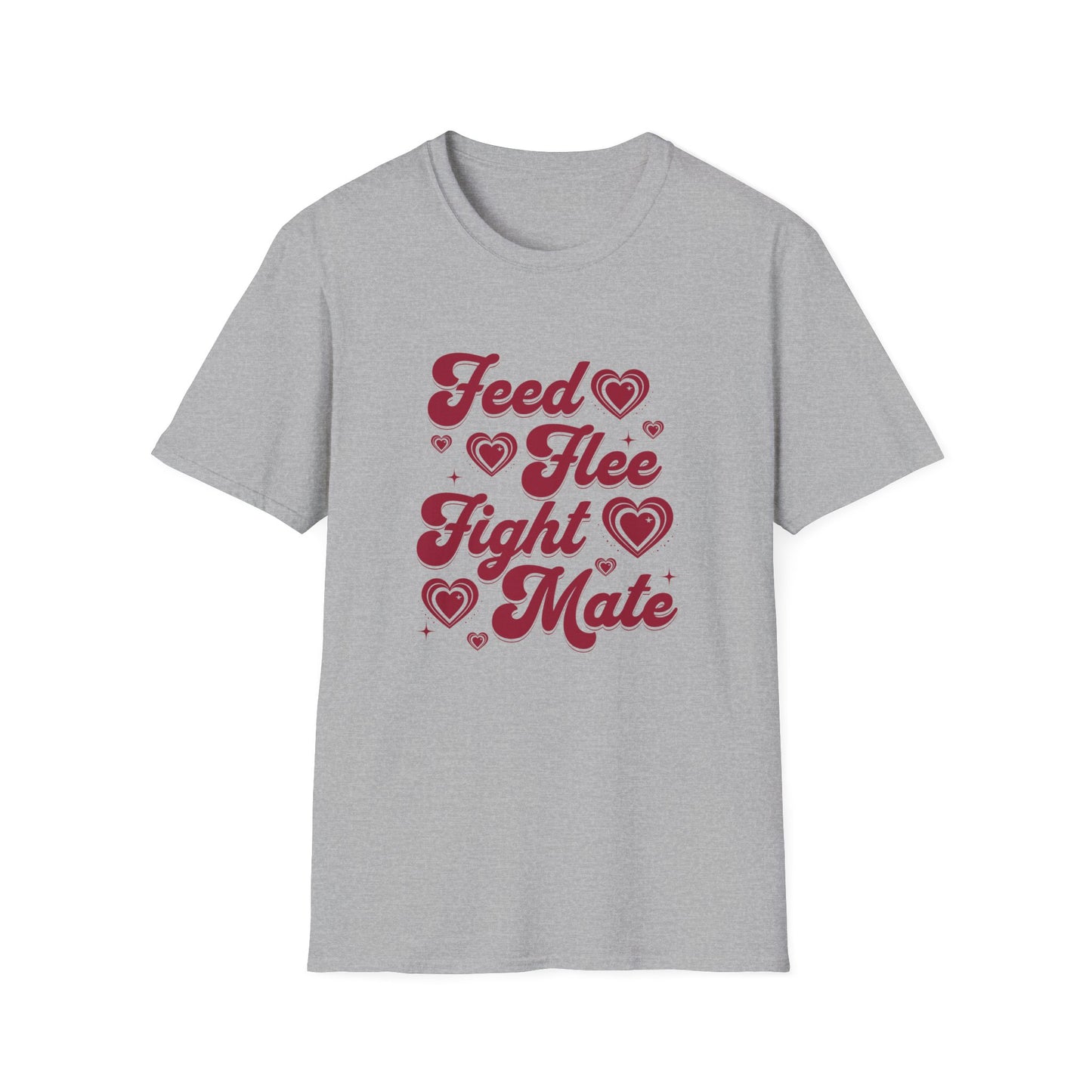 4 F's of Biology Unisex Softstyle T-Shirt | Science lover gift tee | Funny Science Shirt