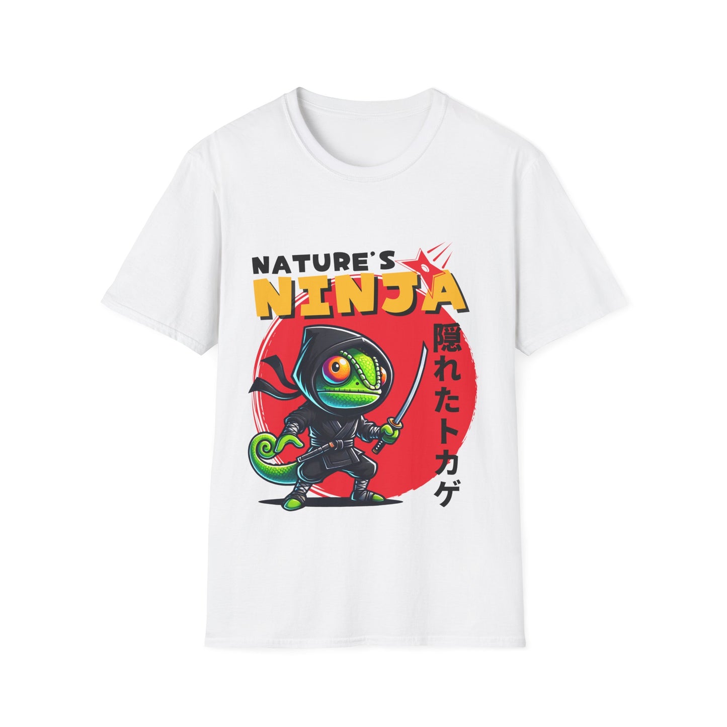 Nature's Ninja Chameleon Tee | Unisex Softstyle T-Shirt