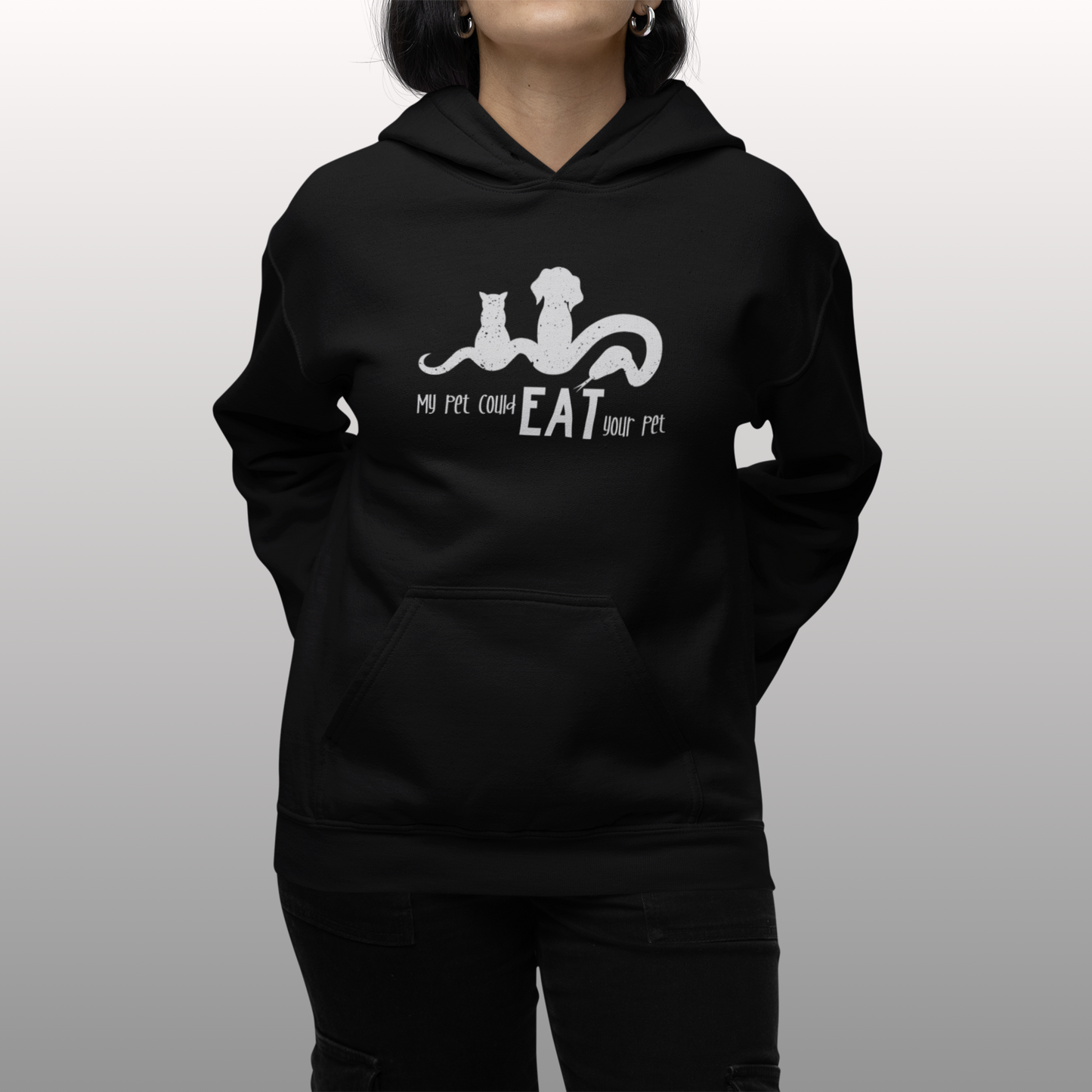 Reptile Keeper Unisex Hooded Sweatshirt | My Pet Could Eat Your Pet