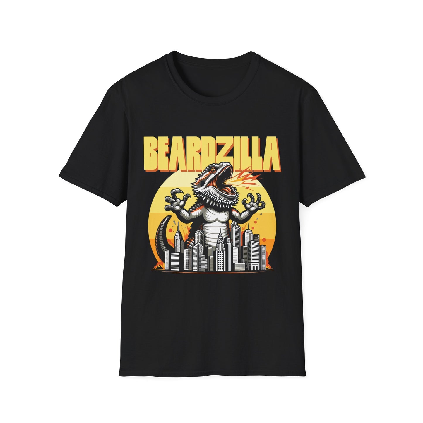Beardzilla | Bearded Dragon Unisex Softstyle T-Shirt