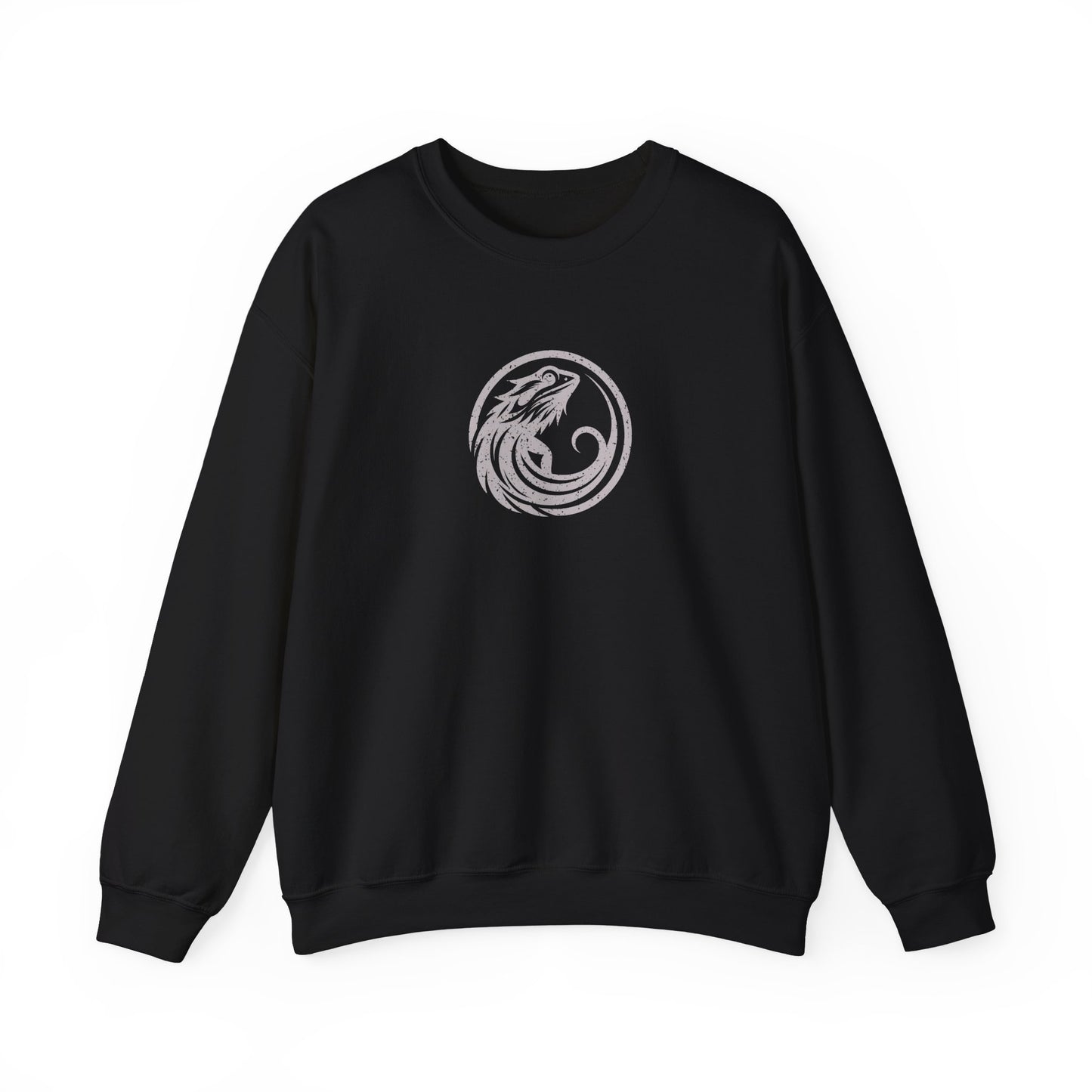 Beware of the Dragon | Bearded Dragon Unisex Crewneck Sweatshirt | Reptile Jumper