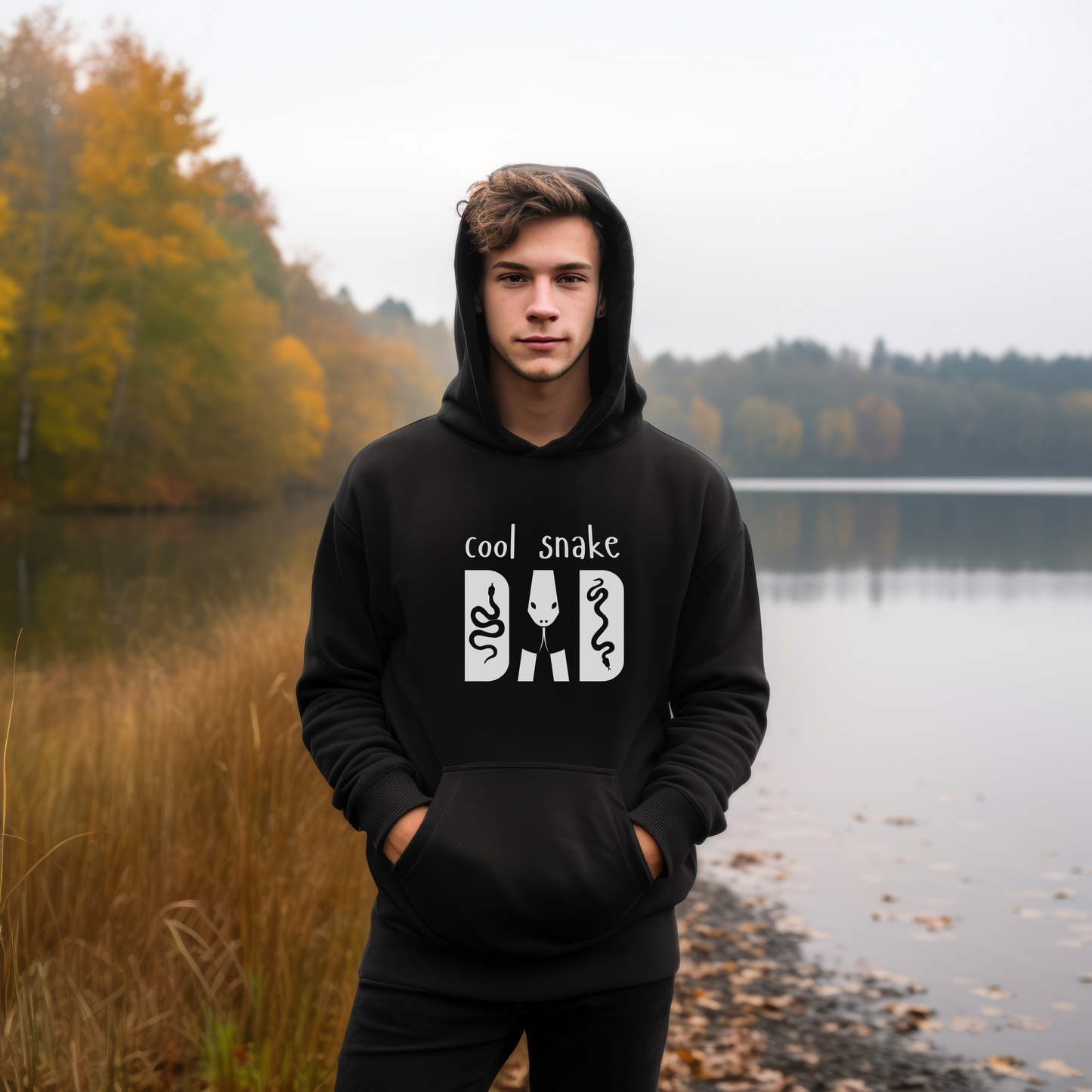 Cool Snake Dad | Unisex Hoodie | Father's Day Gift | Gift for Reptile Lover