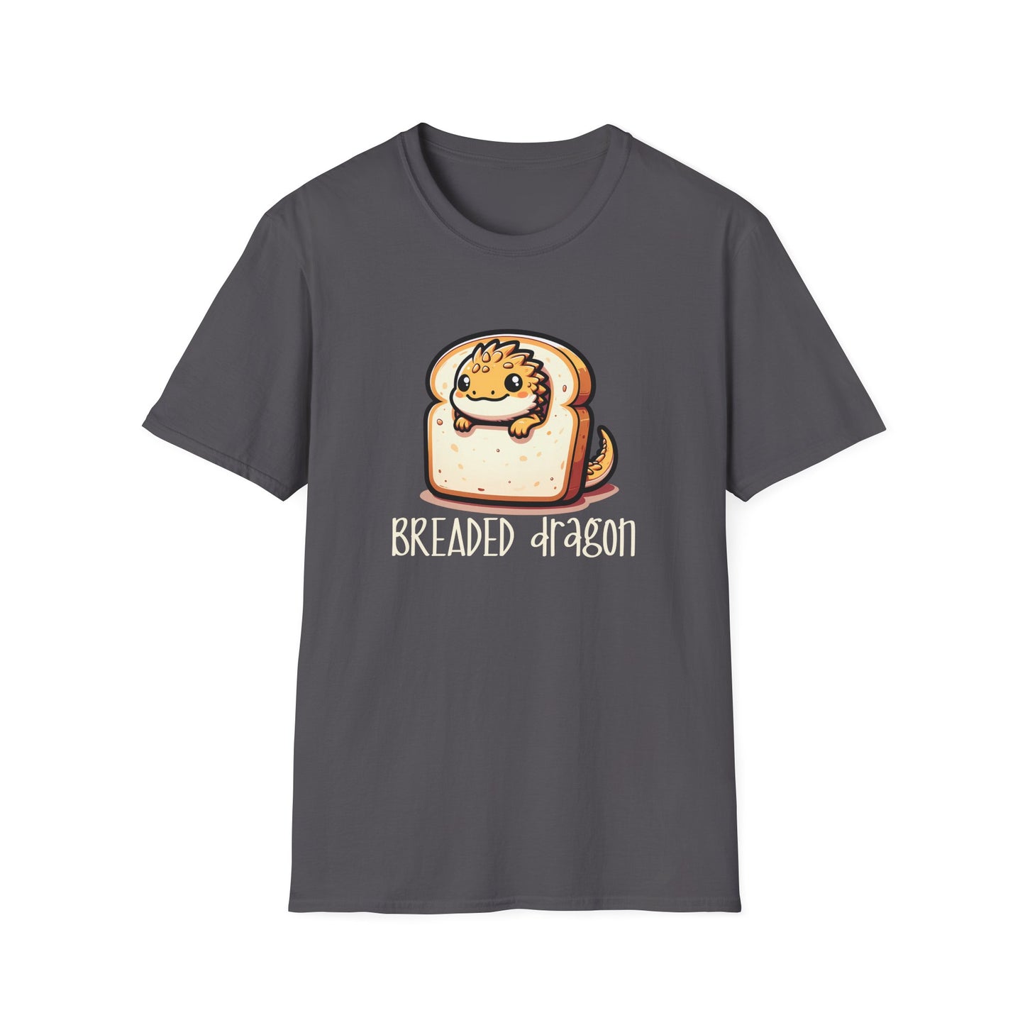 Breaded Dragon Funny Lizard Unisex Softstyle T-Shirt