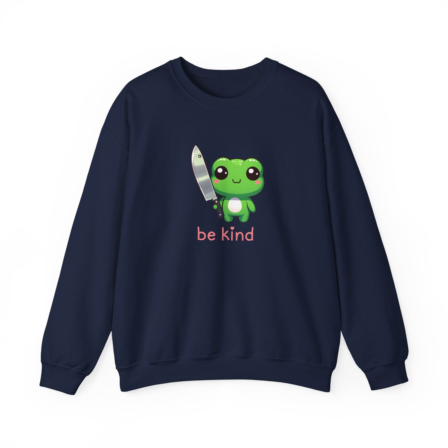 Be Kind Funny Frog Unisex Sweatshirt