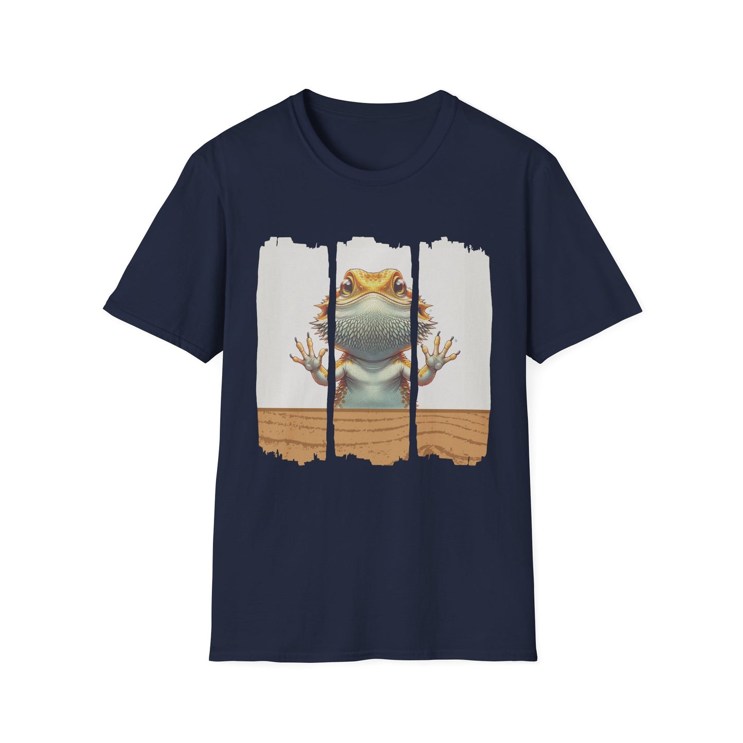 Glass Surfer Unisex Bearded Dragon T-Shirt | Pet Reptile Shirt | Gift for Beardie Keeper