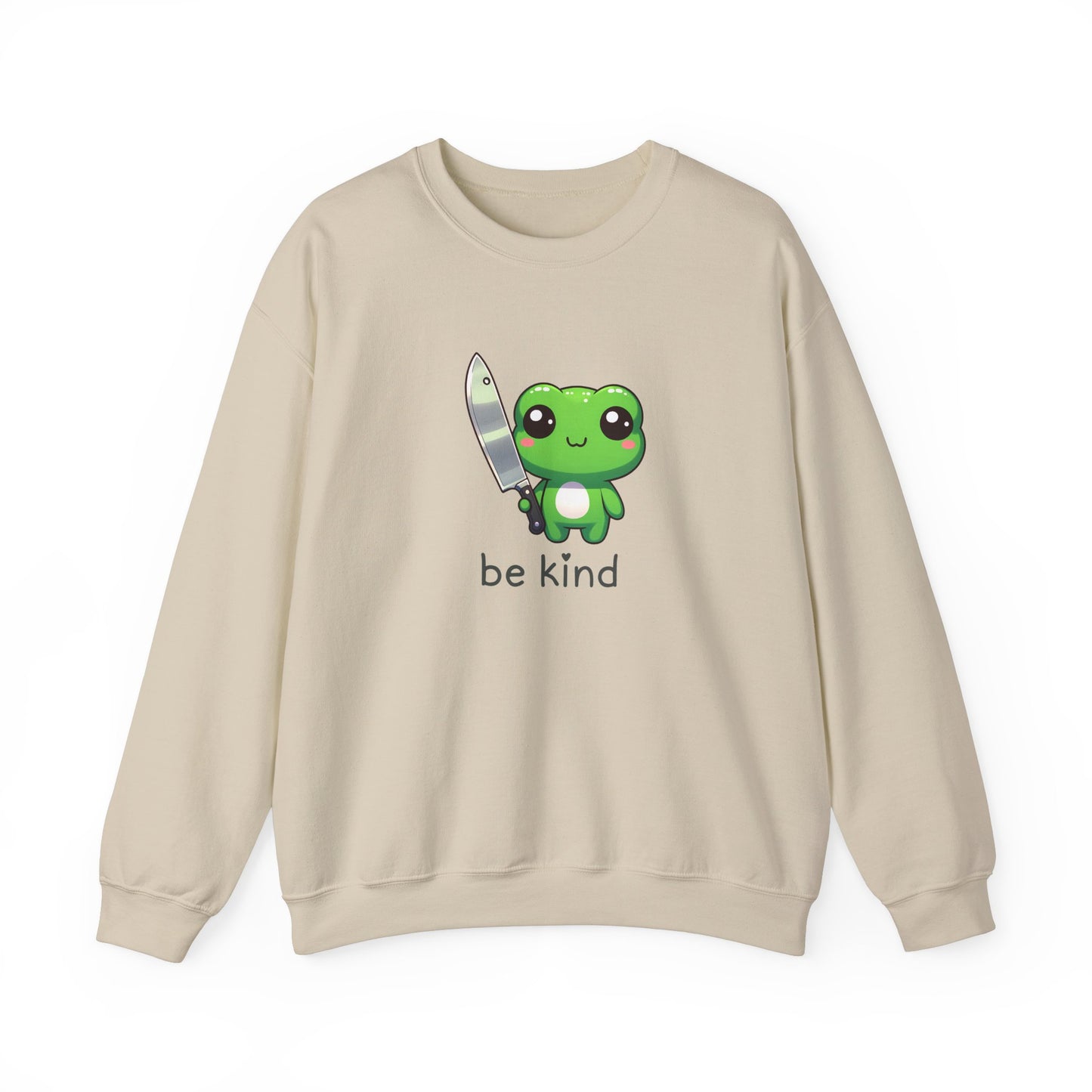 Be Kind Funny Frog Unisex Sweatshirt