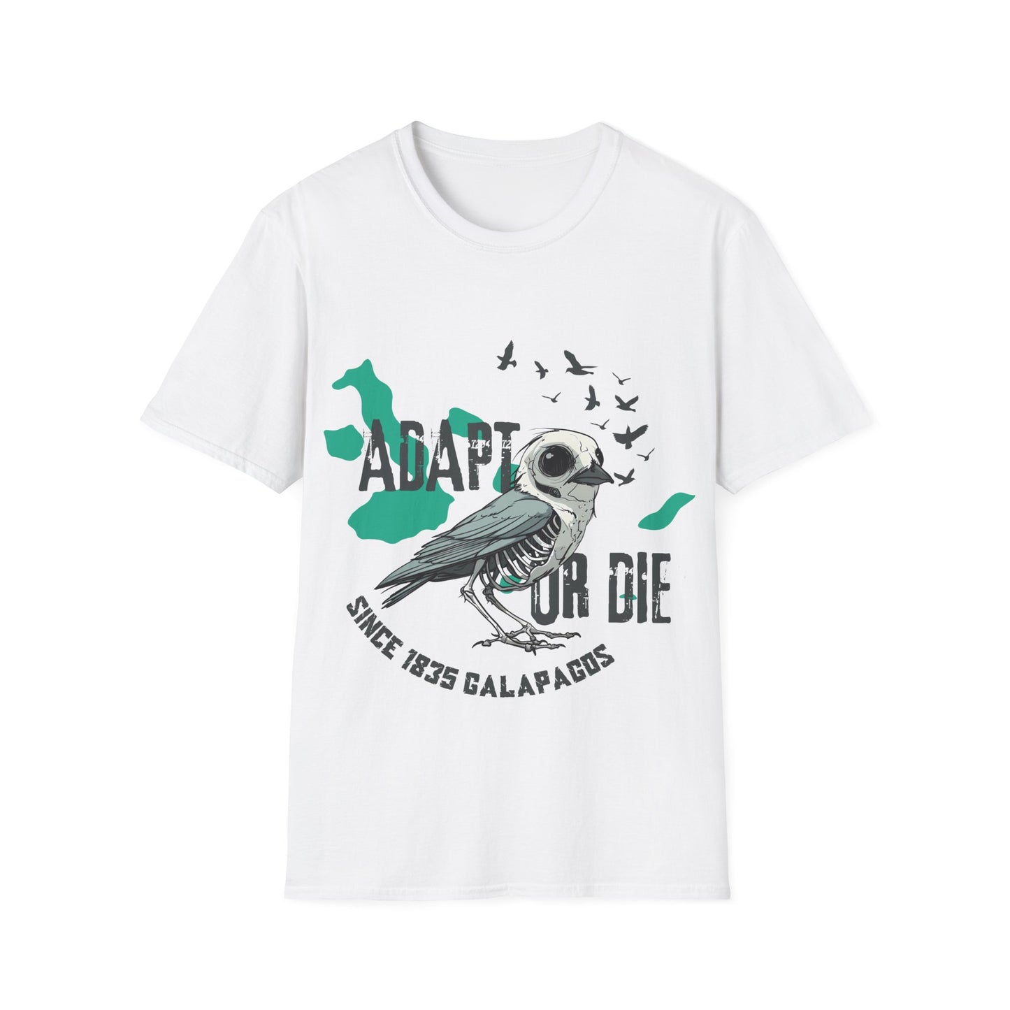 Adapt Or Die Biology Tee | Unisex Softstyle T-Shirt