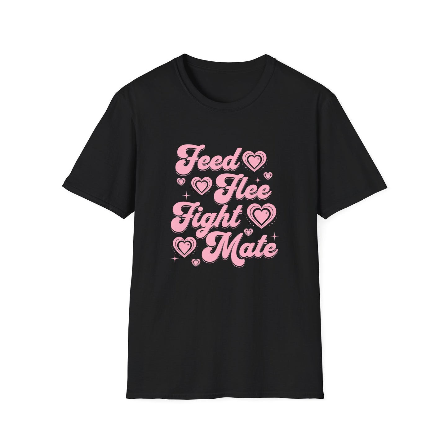 4 F's of Biology Unisex Softstyle T-Shirt | Science lover gift tee | Funny Science Shirt