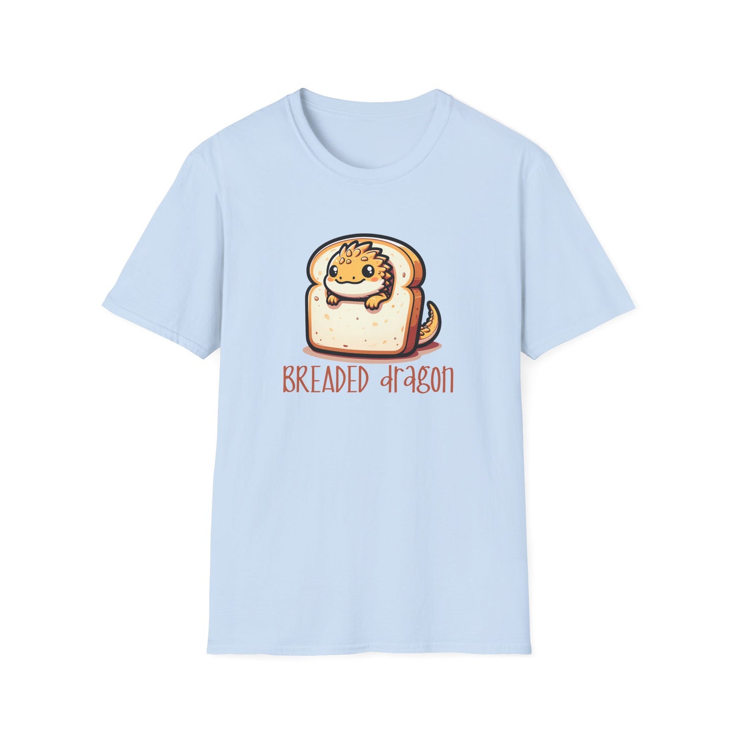 Breaded Dragon Funny Lizard Unisex Softstyle T-Shirt