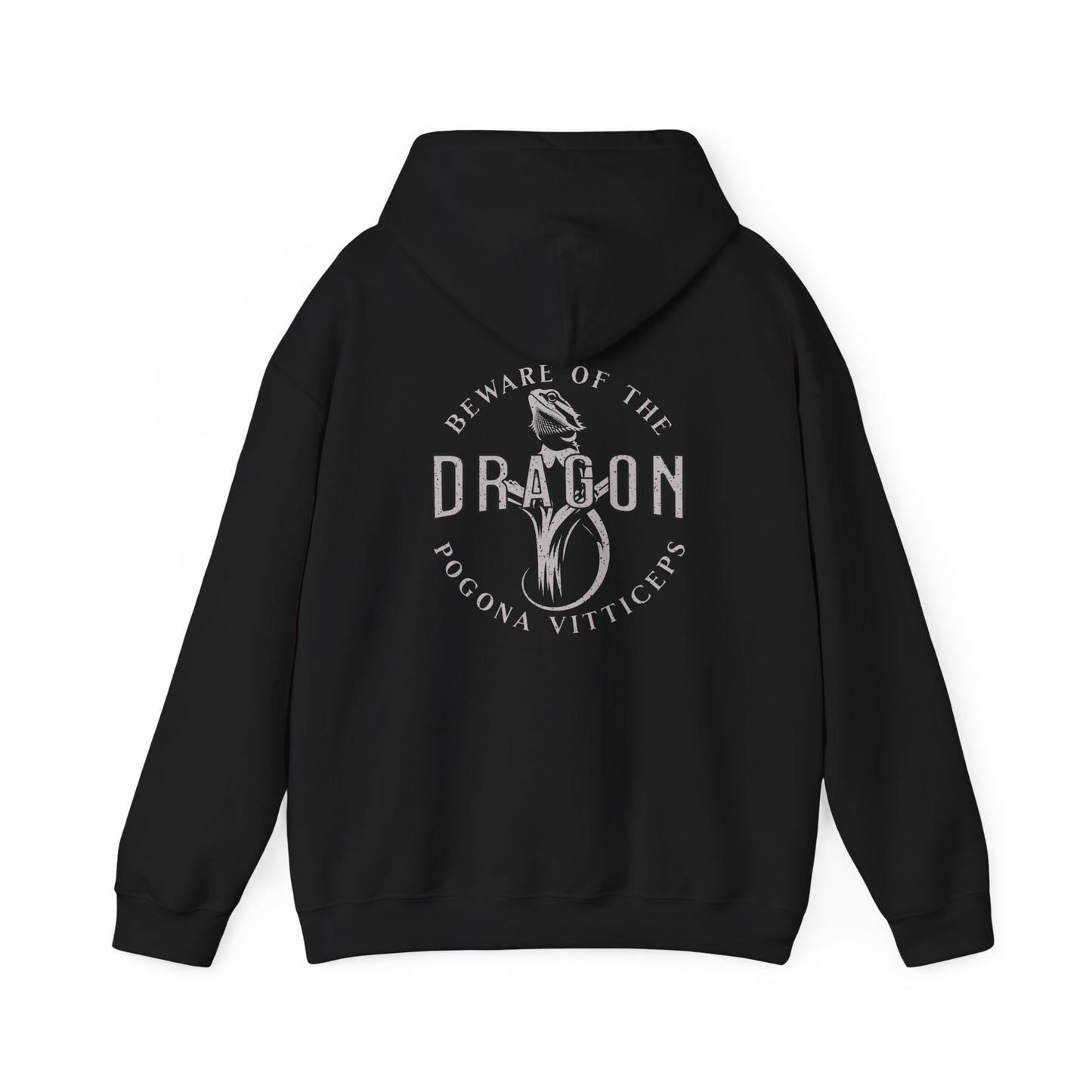 Beware of the Dragon | Bearded Dragon Unisex Hooded Sweatshirt | Reptile Hoodie