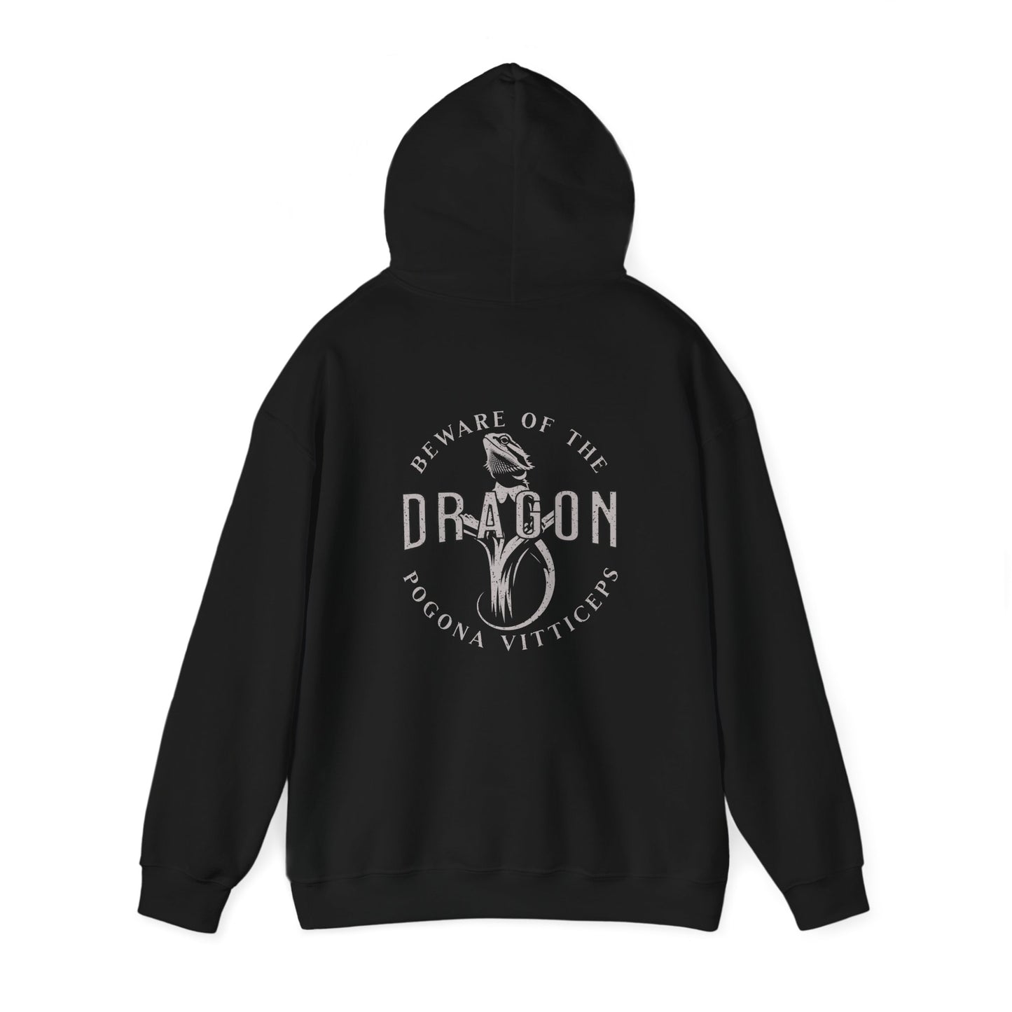 Beware of the Dragon | Bearded Dragon Unisex Hooded Sweatshirt | Reptile Hoodie