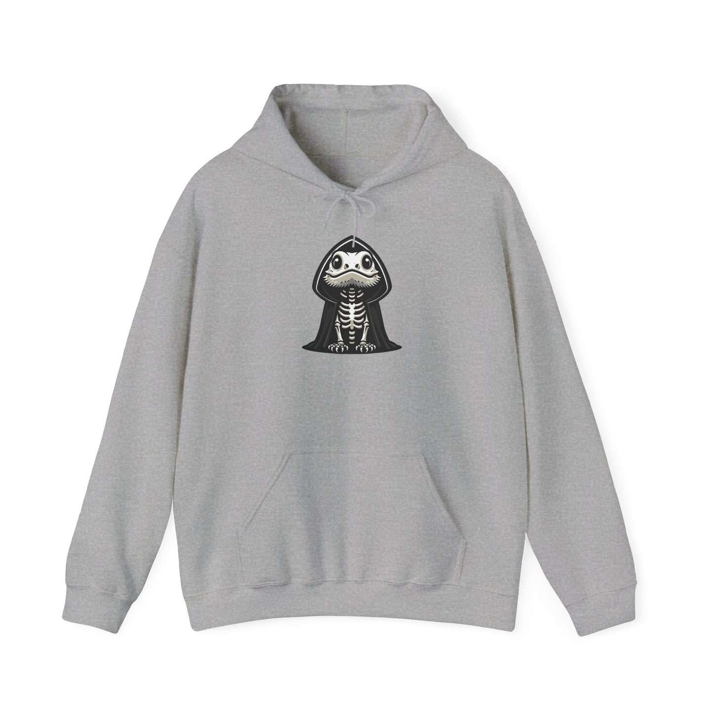 The Reaper Beardie Unisex Hooded Sweatshirt | Bearded Dragon Hoodie