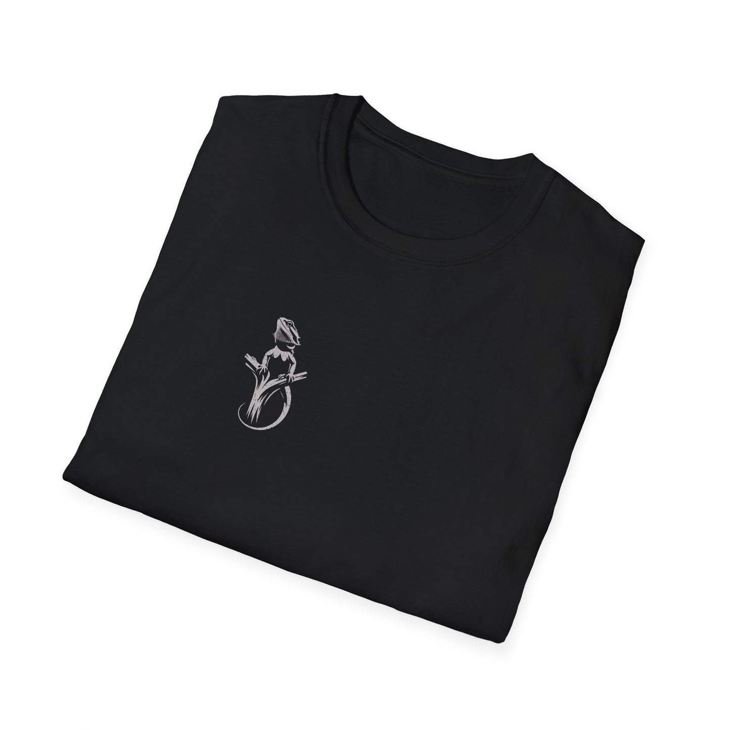 Beware of the Dragon Back | Bearded Dragon Unisex Softstyle T-Shirt | Reptile Tee