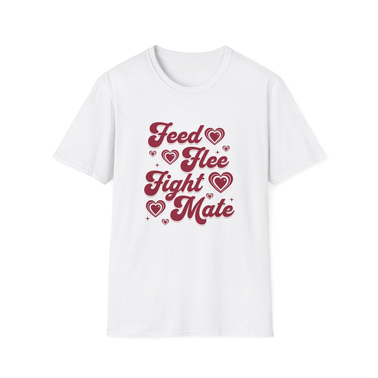 4 F's of Biology Unisex Softstyle T-Shirt | Science lover gift tee | Funny Science Shirt