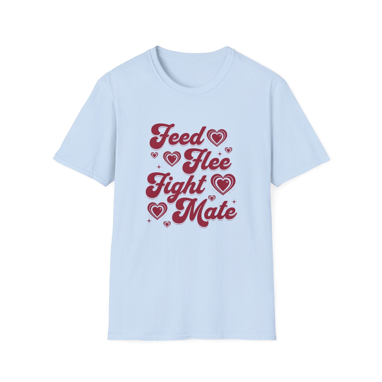 4 F's of Biology Unisex Softstyle T-Shirt | Science lover gift tee | Funny Science Shirt