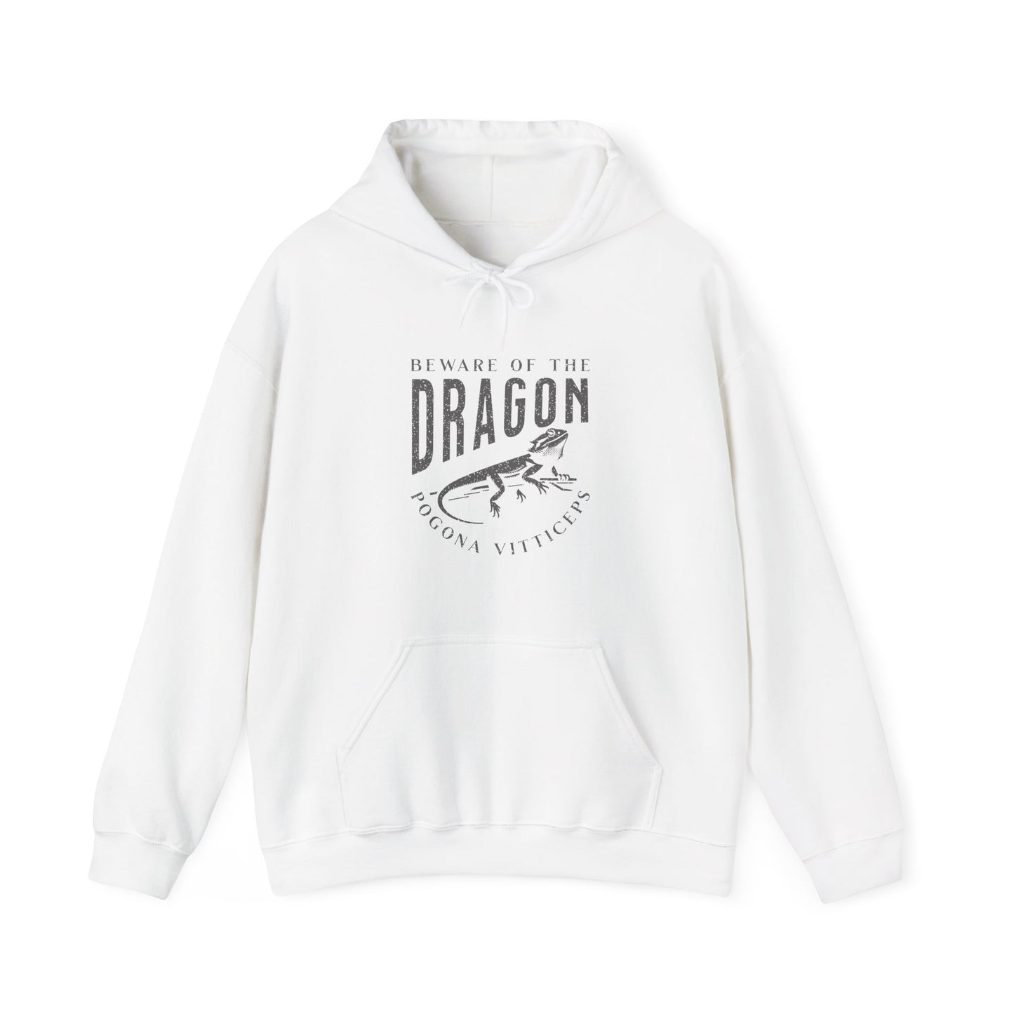 Beware of the Dragon | Bearded Dragon Hooded Sweatshirt | Reptile Hoodie